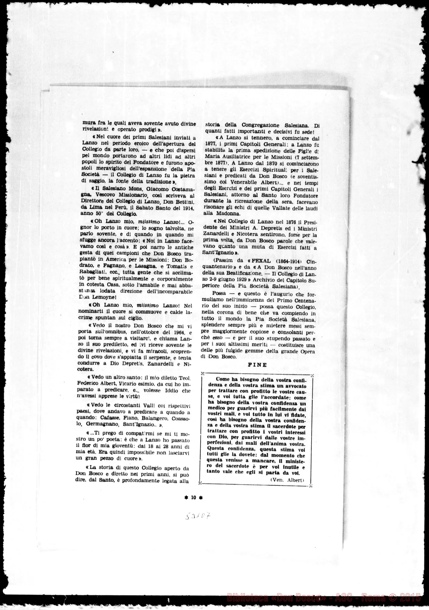 Fotogramma D 7 — «Ciò che i documenti d’archivio…» Giuseppe Ponchia