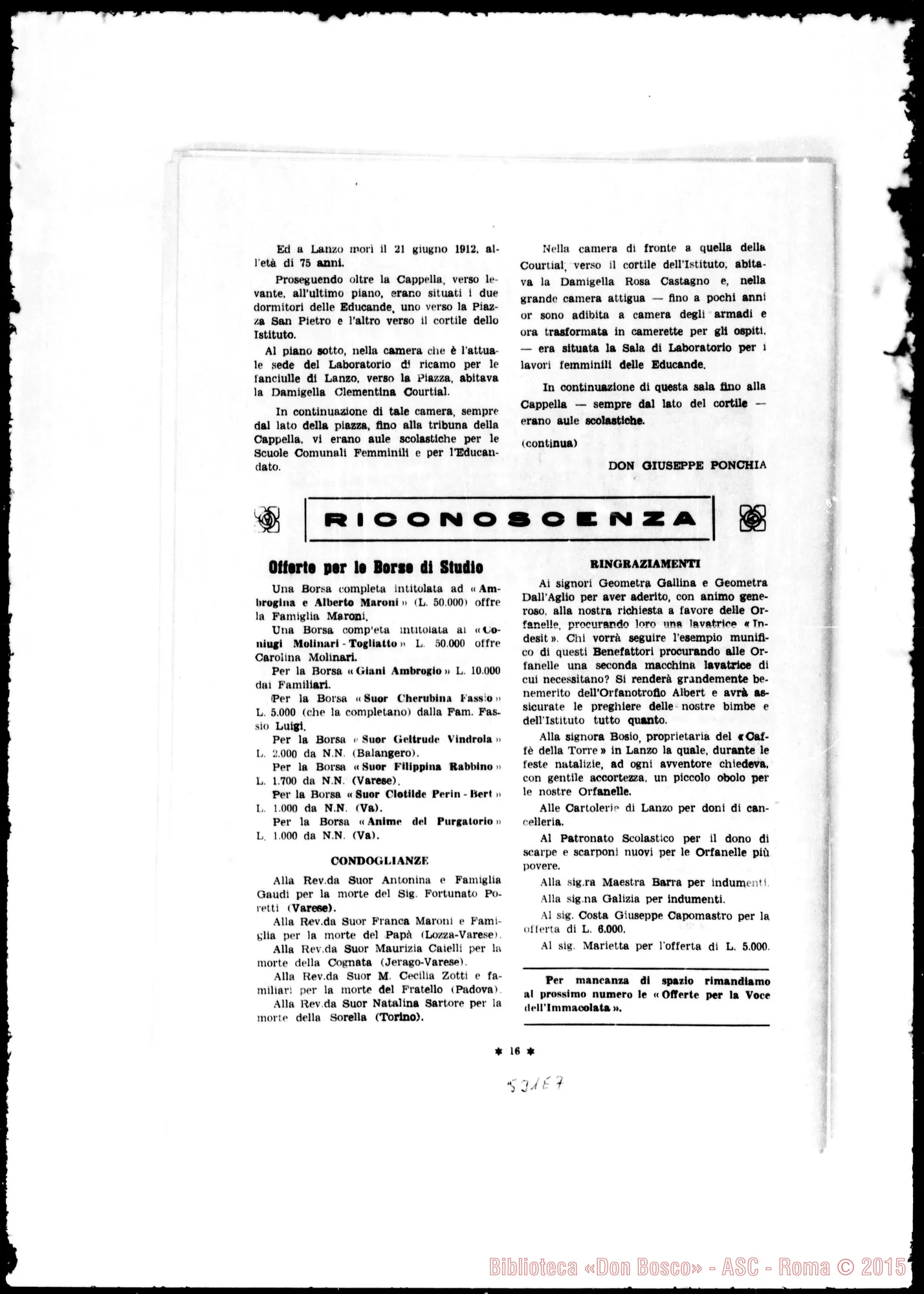 Fotogramma E 7 — Pagine di storia albertina E lanzese.