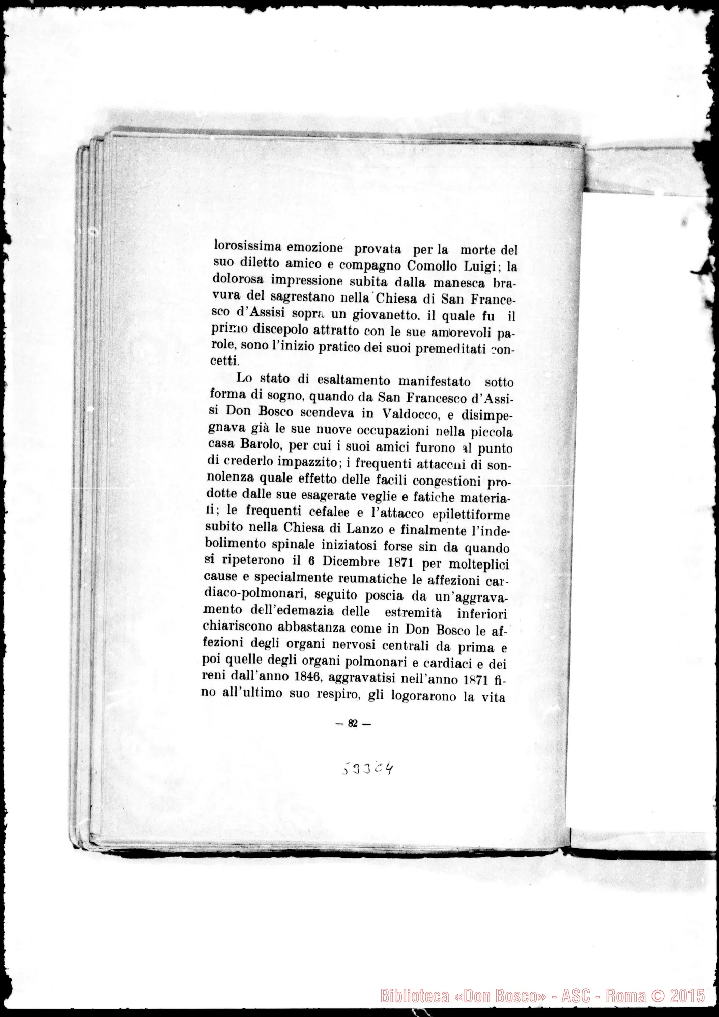 Fotogramma C 4 — «Chi era D. Bosco». Biografia Fisio-Psico-Patologica. Albertotti