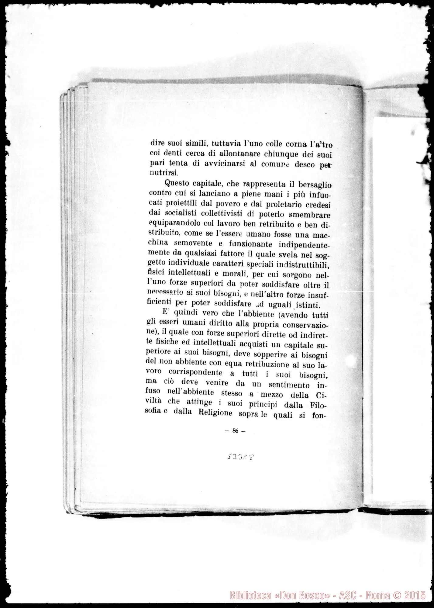 Fotogramma C 8 — «Chi era D. Bosco». Biografia Fisio-Psico-Patologica. Albertotti