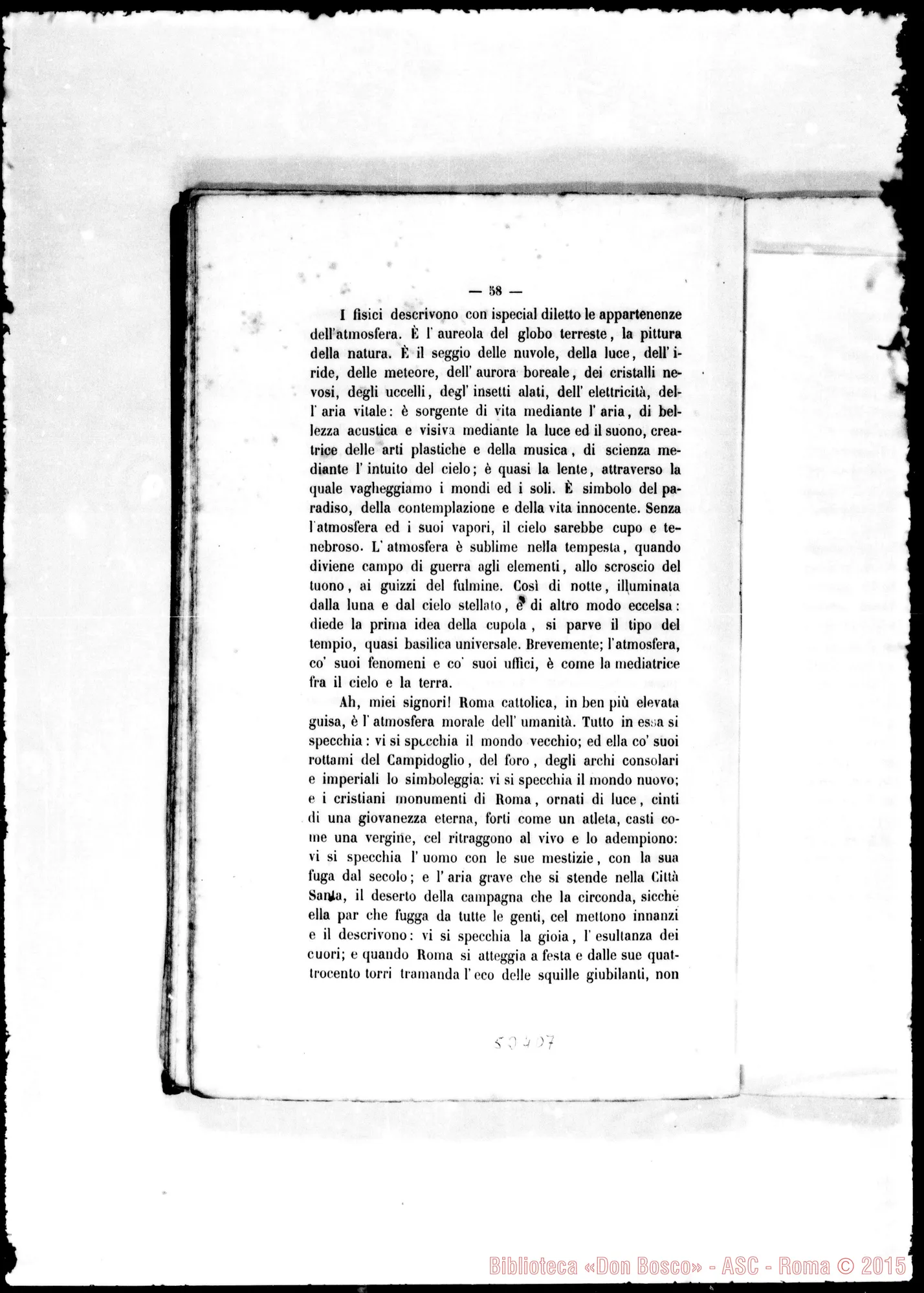 Fotogramma D 7 — Alimonda Gaetano, Card. (1818-1891). Scritti: «li Papa in Italia»…