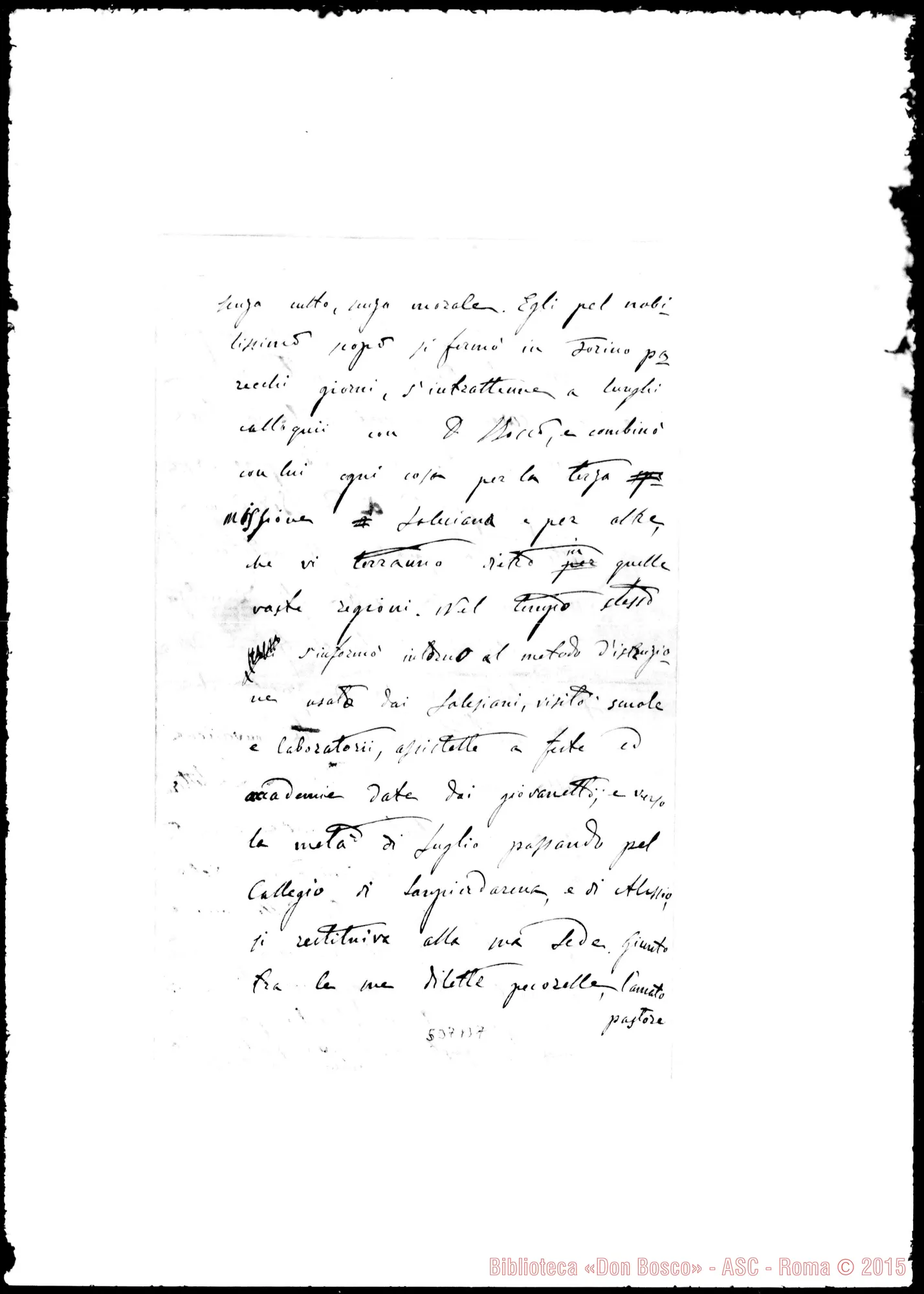 Fotogramma B 7 — Nell’Oratorio