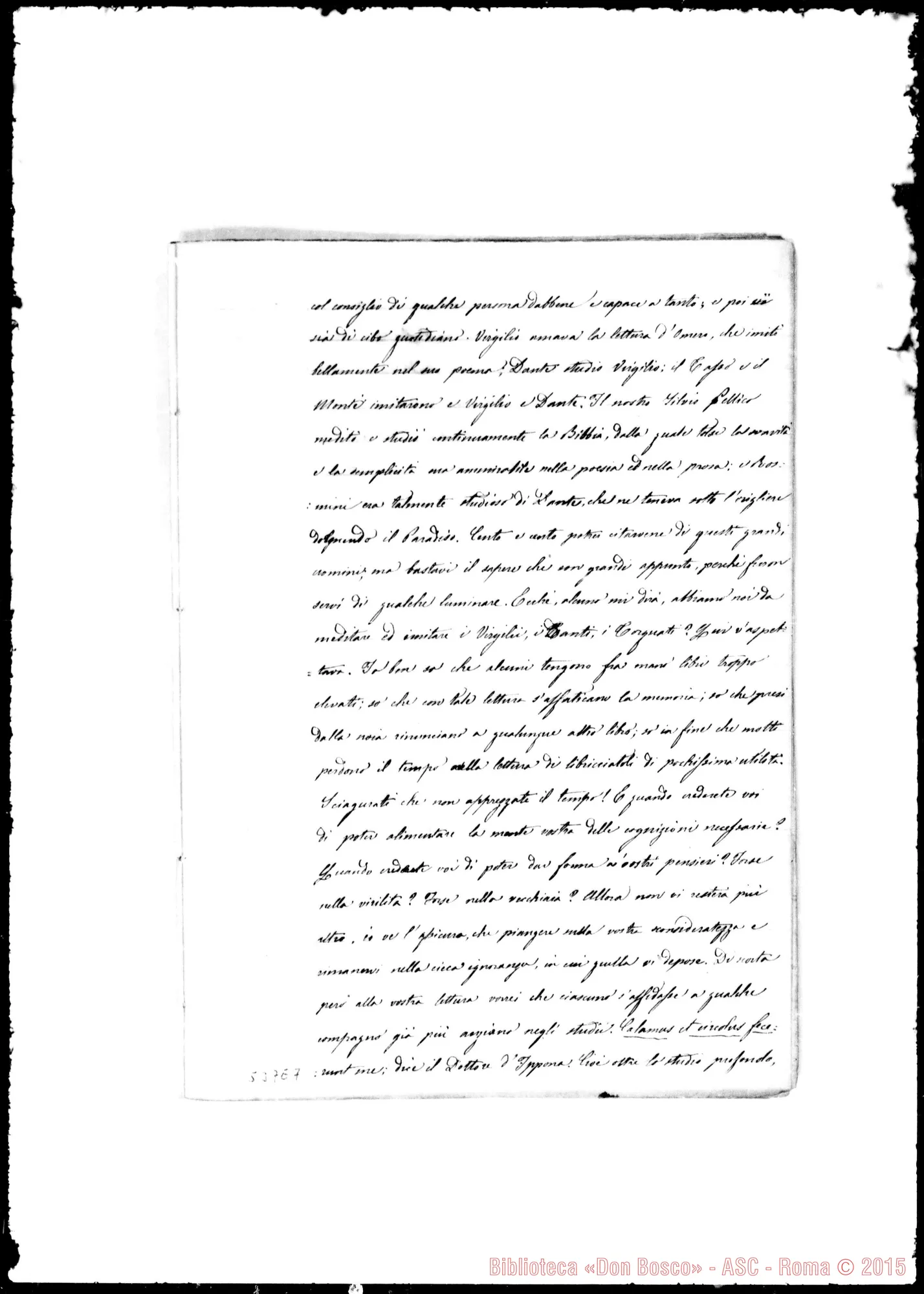 Fotogramma E 7 — Orazione d’introduzione… ai Giovani… Ms.-
