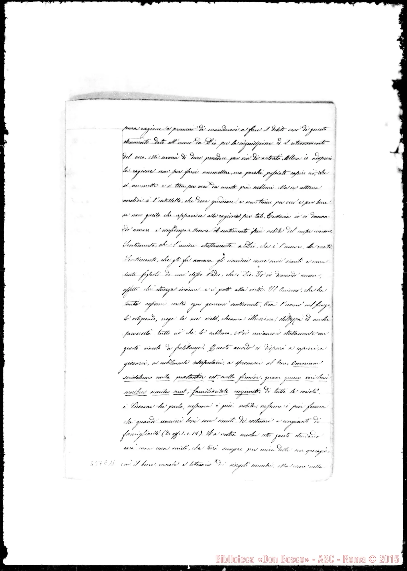 Fotogramma E 11 — Orazione d’introduzione… ai Giovani… Ms.-