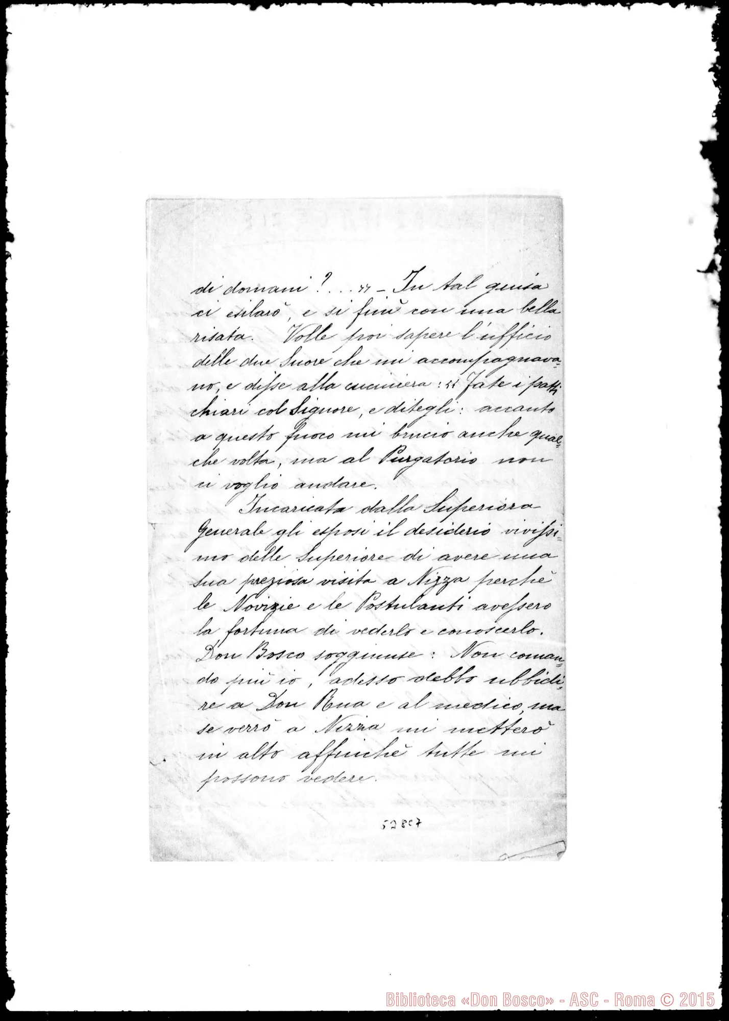 Fotogramma C 7 — Anonime: Lettere: «A Lanzo salutando…»