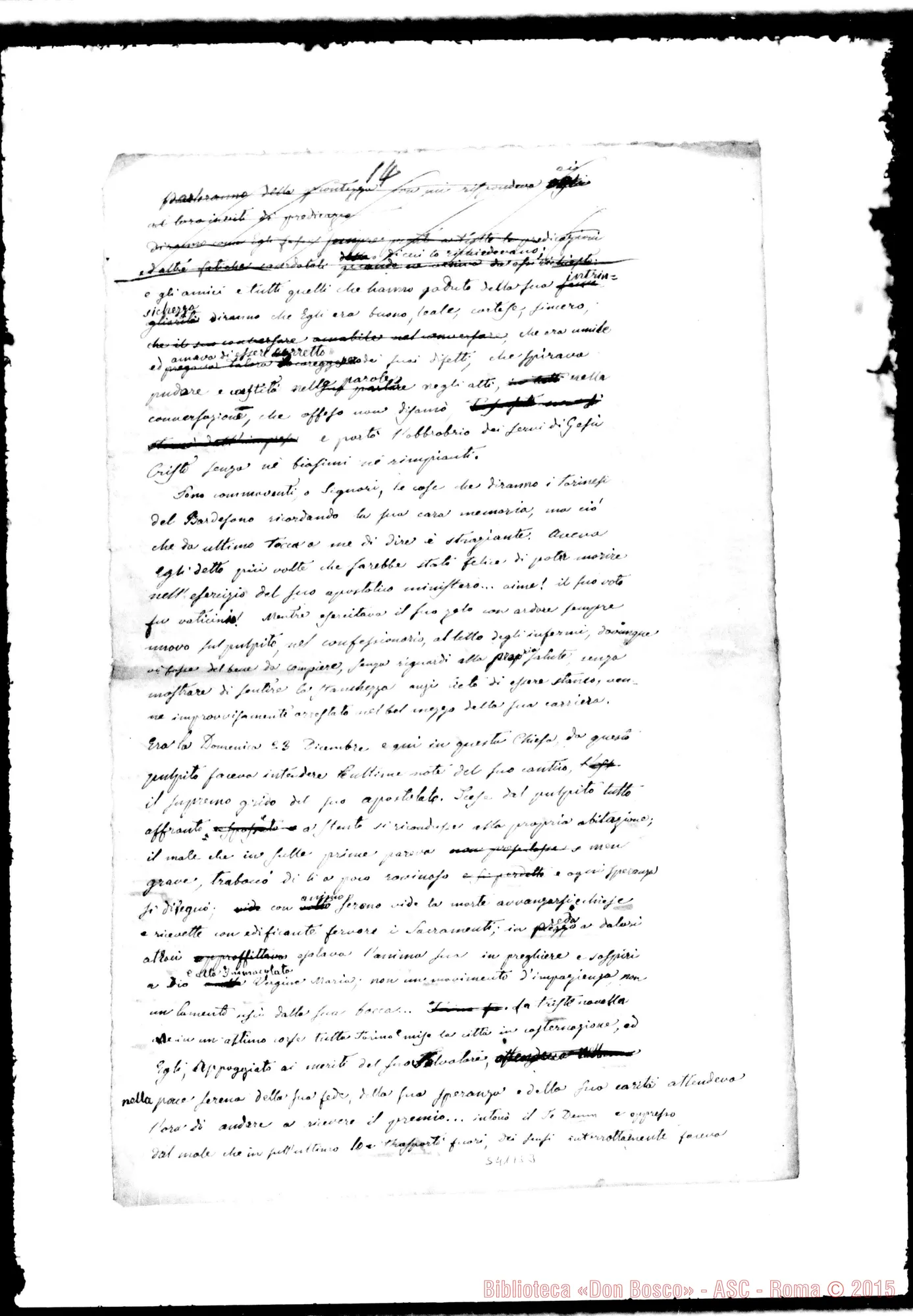 Fotogramma B 3 — Bardesono Massimiliano, ab. (1838-1879). Elogio funebre del Bardesono
