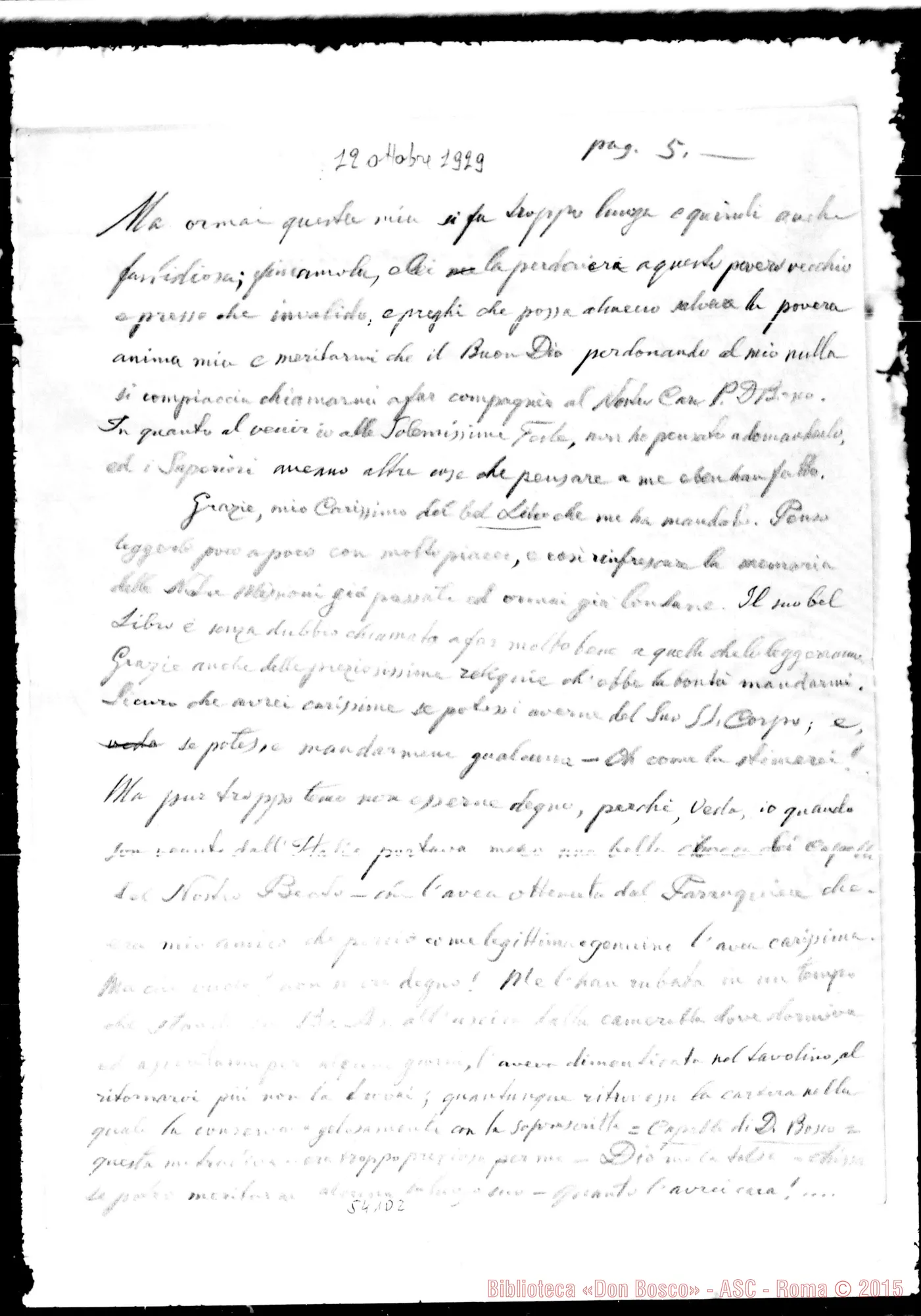 Fotogramma D 2 — Beauvoir-Maggiorino Borgatello. Originale