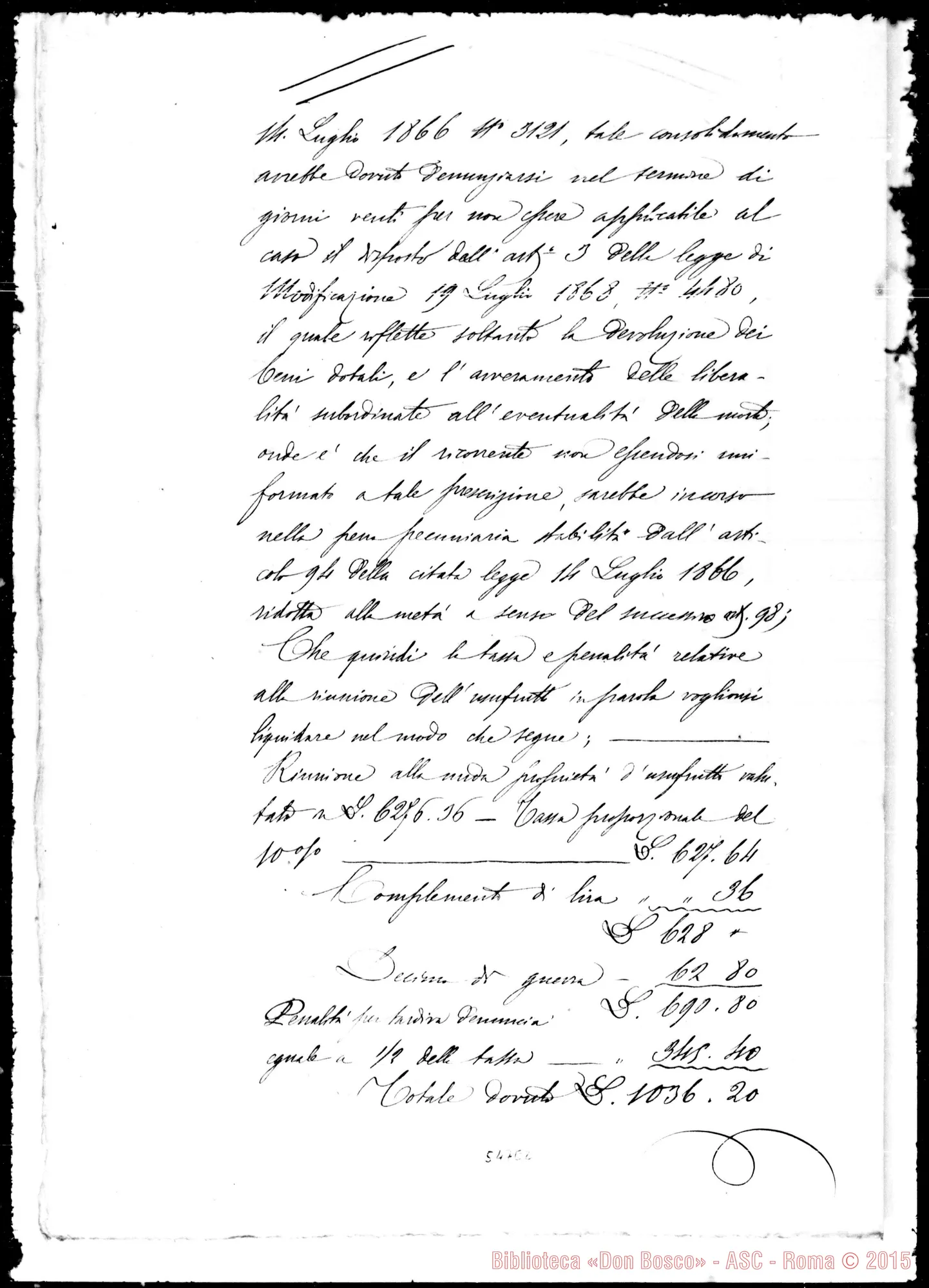 Fotogramma E 2 — Decreto