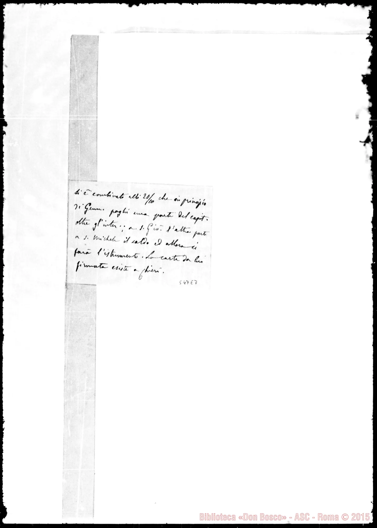 Fotogramma E 7 — Accordo tra Savio Angelo E Giuseppe della Francesca