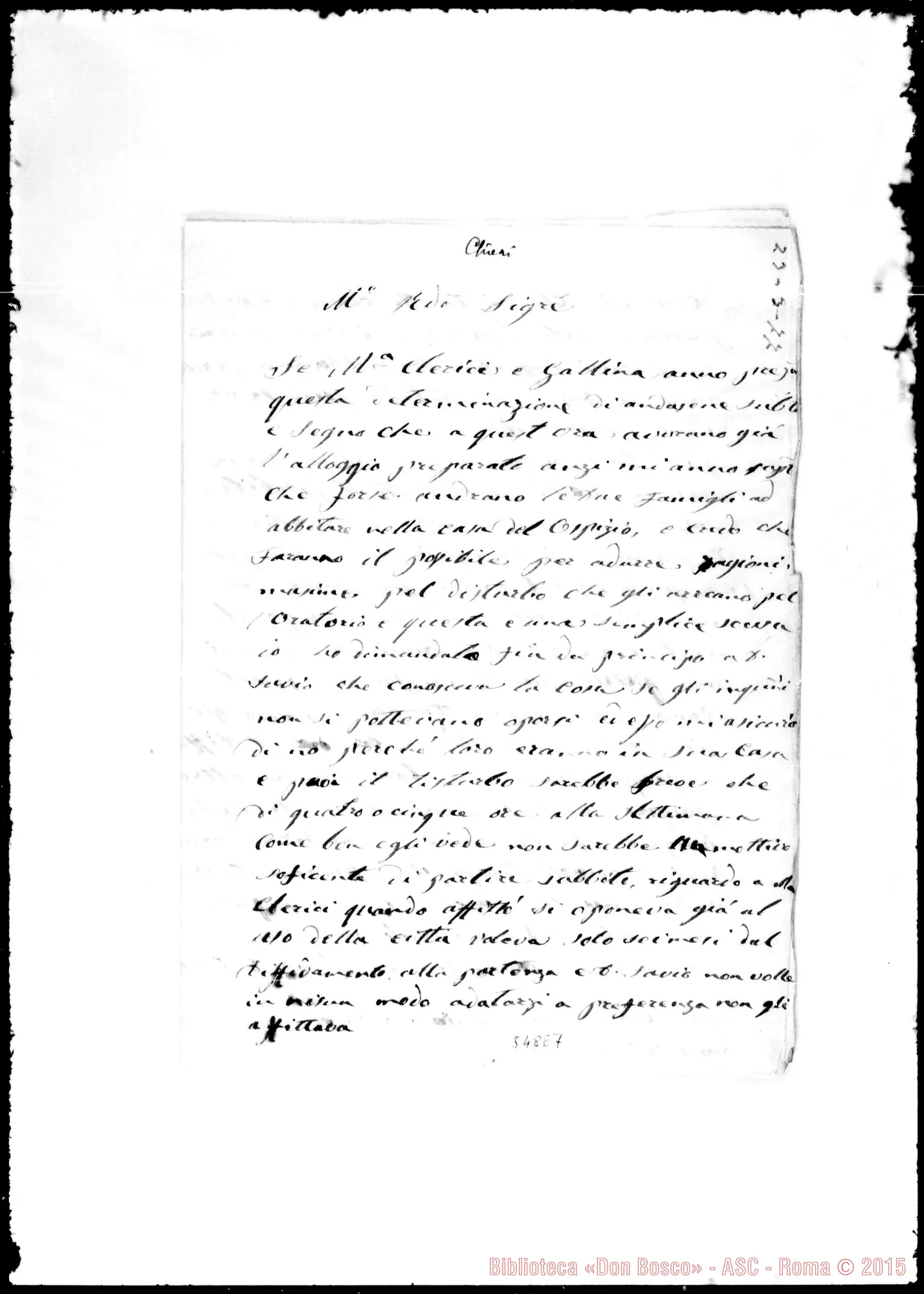 Fotogramma E 7 — Braja Carlotta-Molto Rev.do Signore