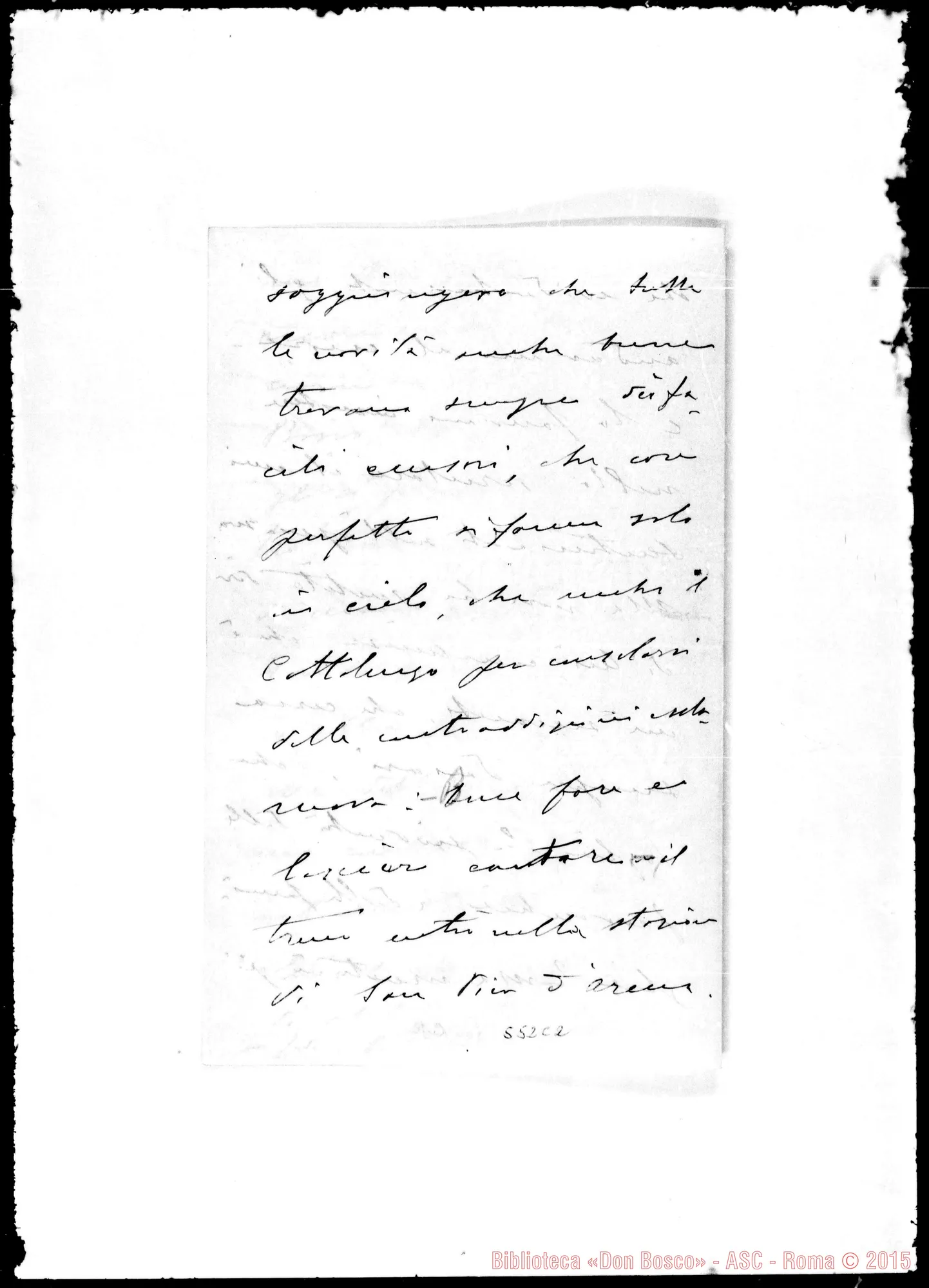 Fotogramma C 2 — Bona Riccardo, Sac. Congr. S. Vinc.: Lettera Bona-Berruti