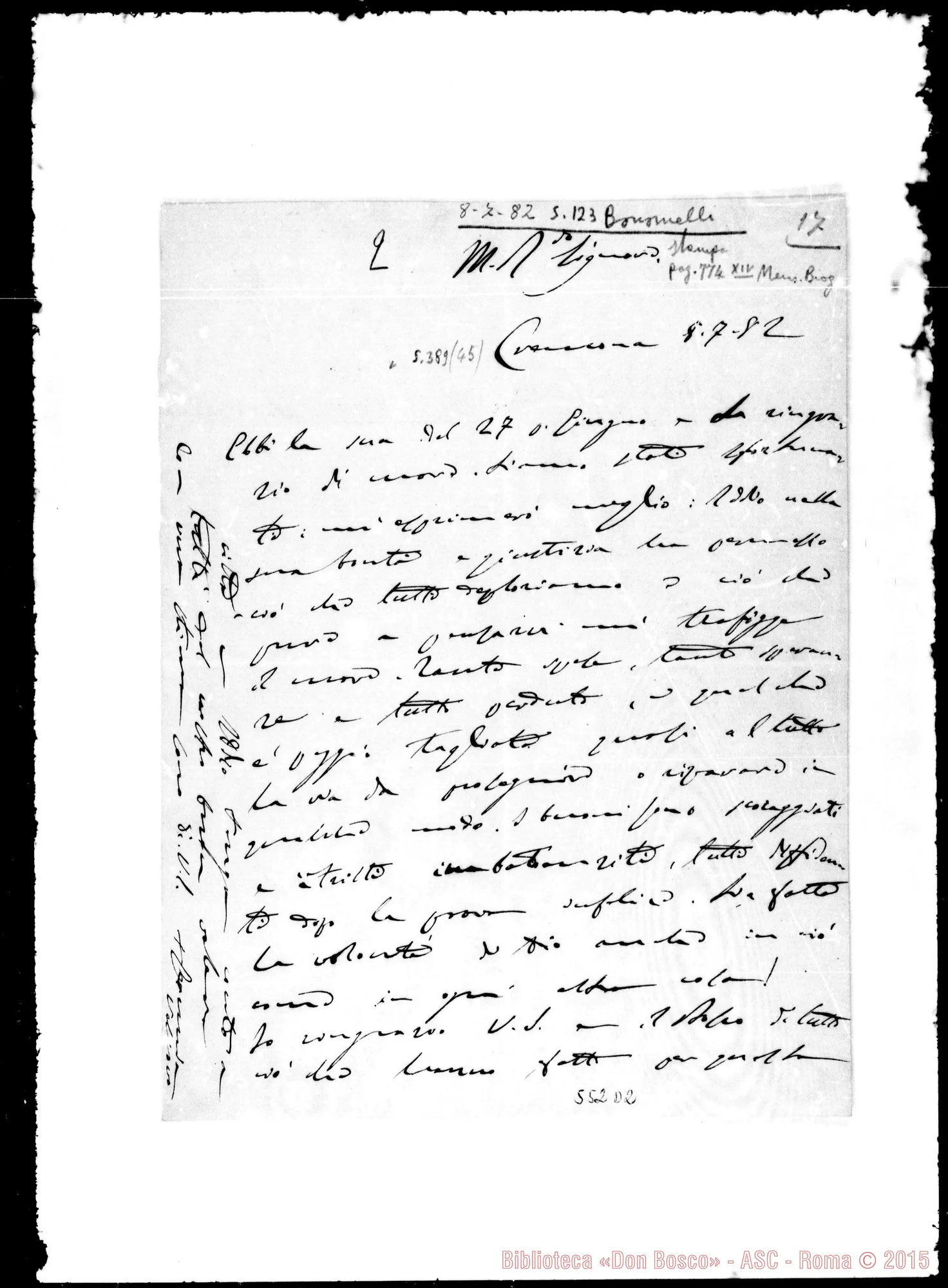Fotogramma D 2 — Bonomelli-N.N.