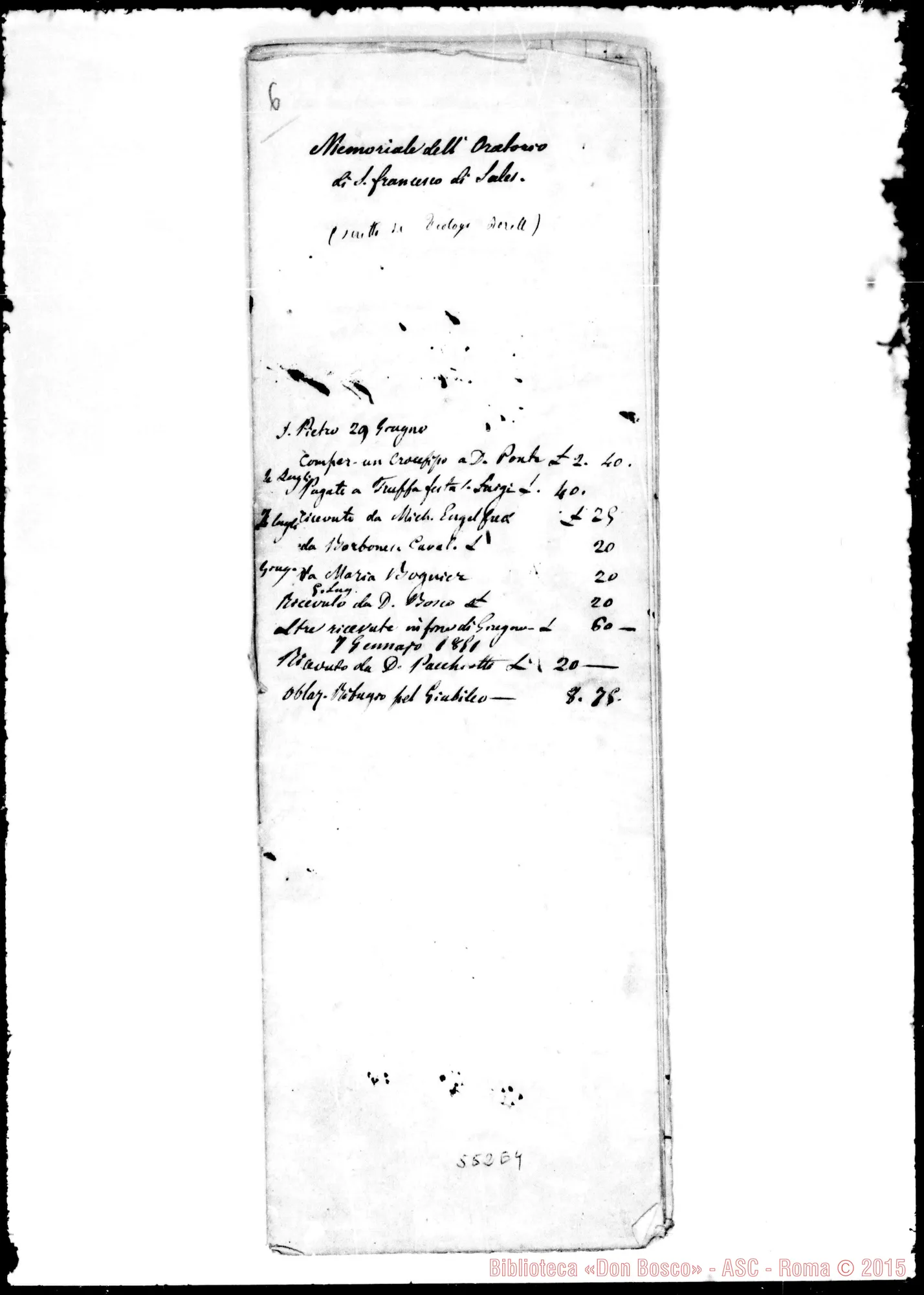 Fotogramma E 4 — Memoriale dell’Oratorio
