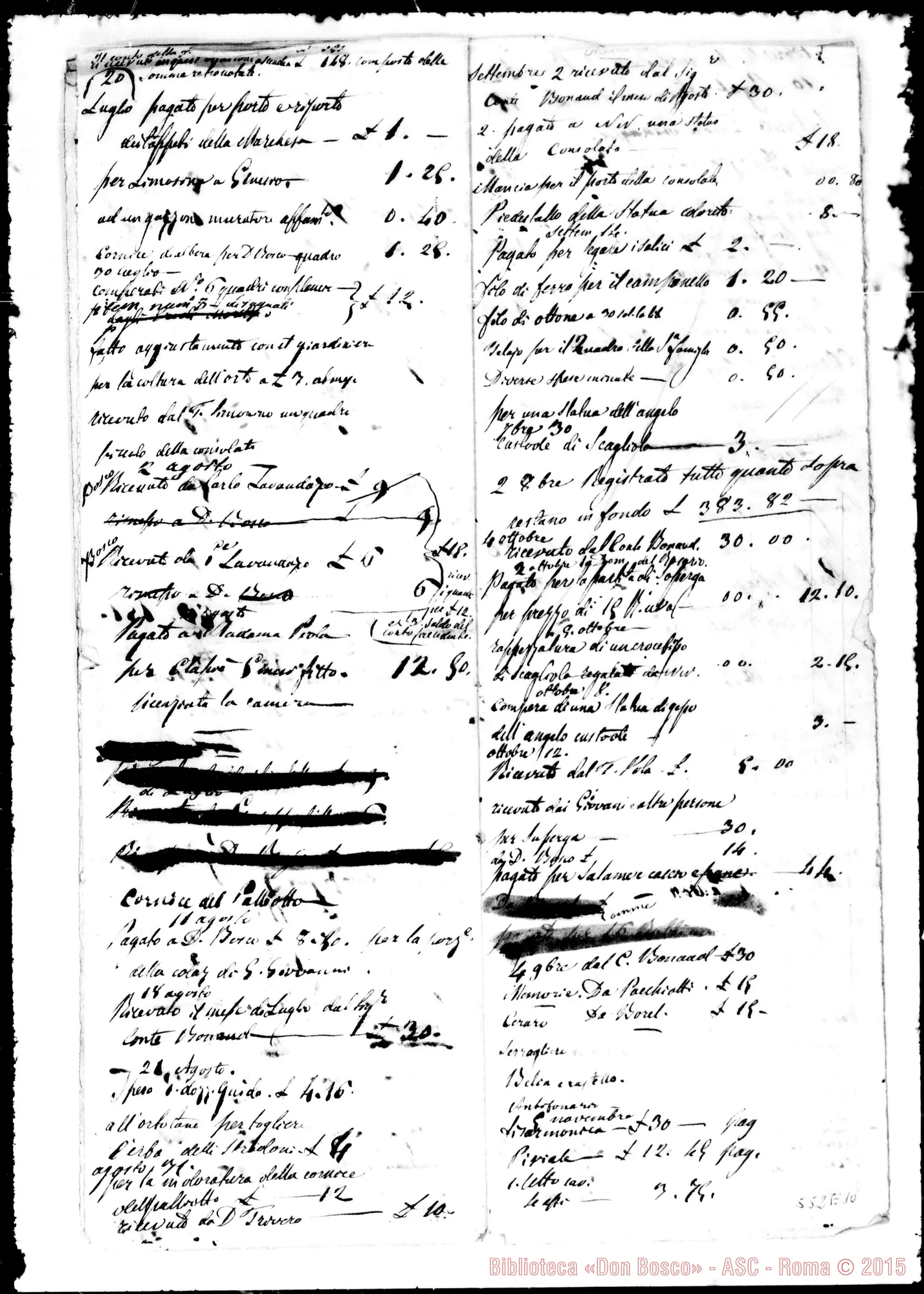 Fotogramma E 10 — Memoriale dell’Oratorio