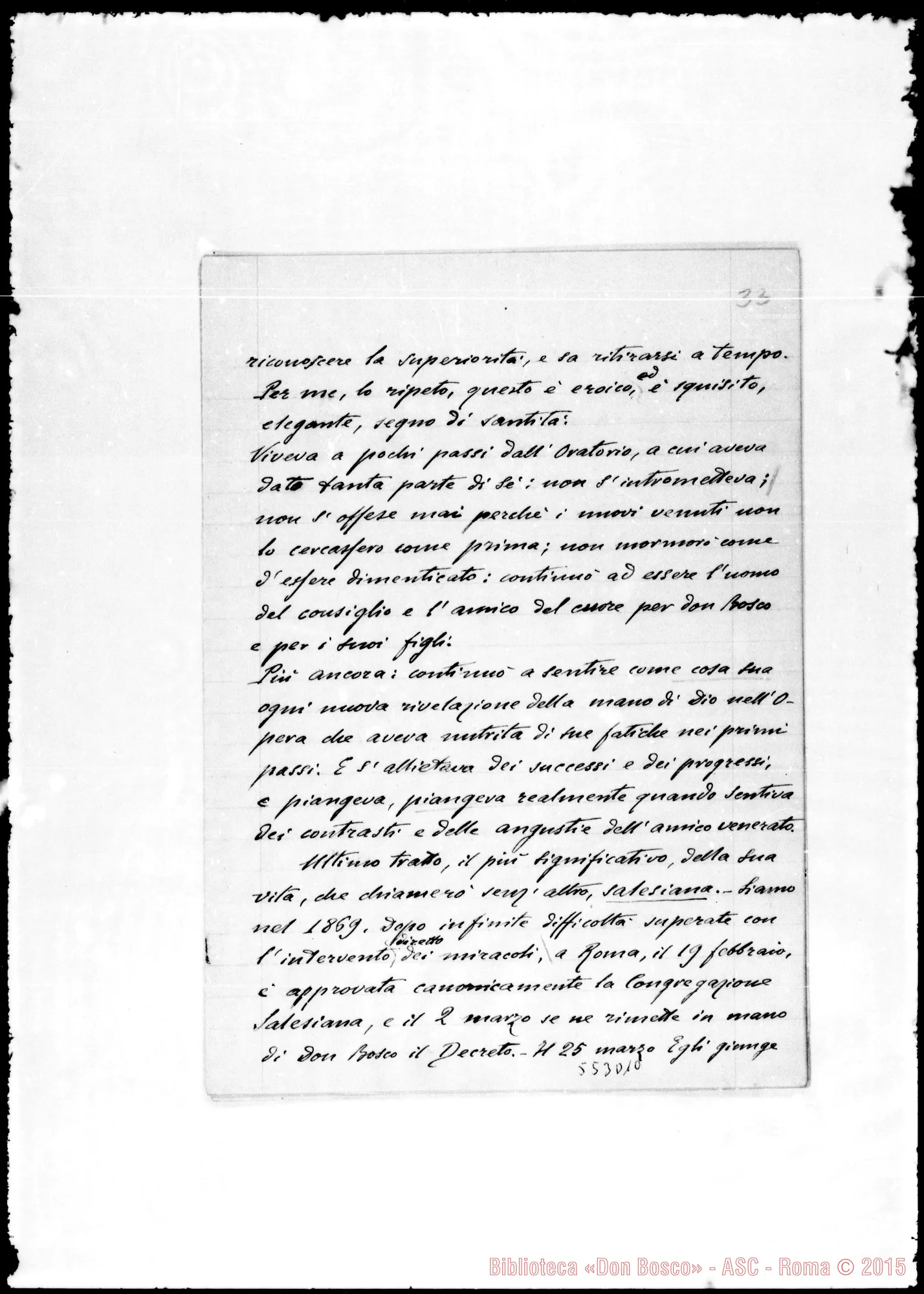 Fotogramma D 10 — D. Caviglia: «L’Amico di D. Bosco…»
