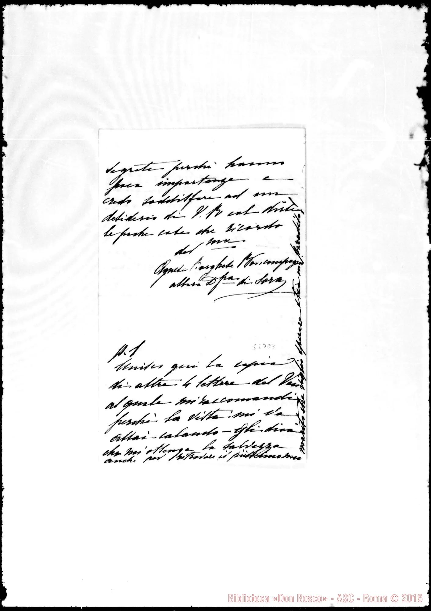 Fotogramma E 8 — Borghese Boncompagni Agnese, princip. Lettera: Agnese-Don Conelli