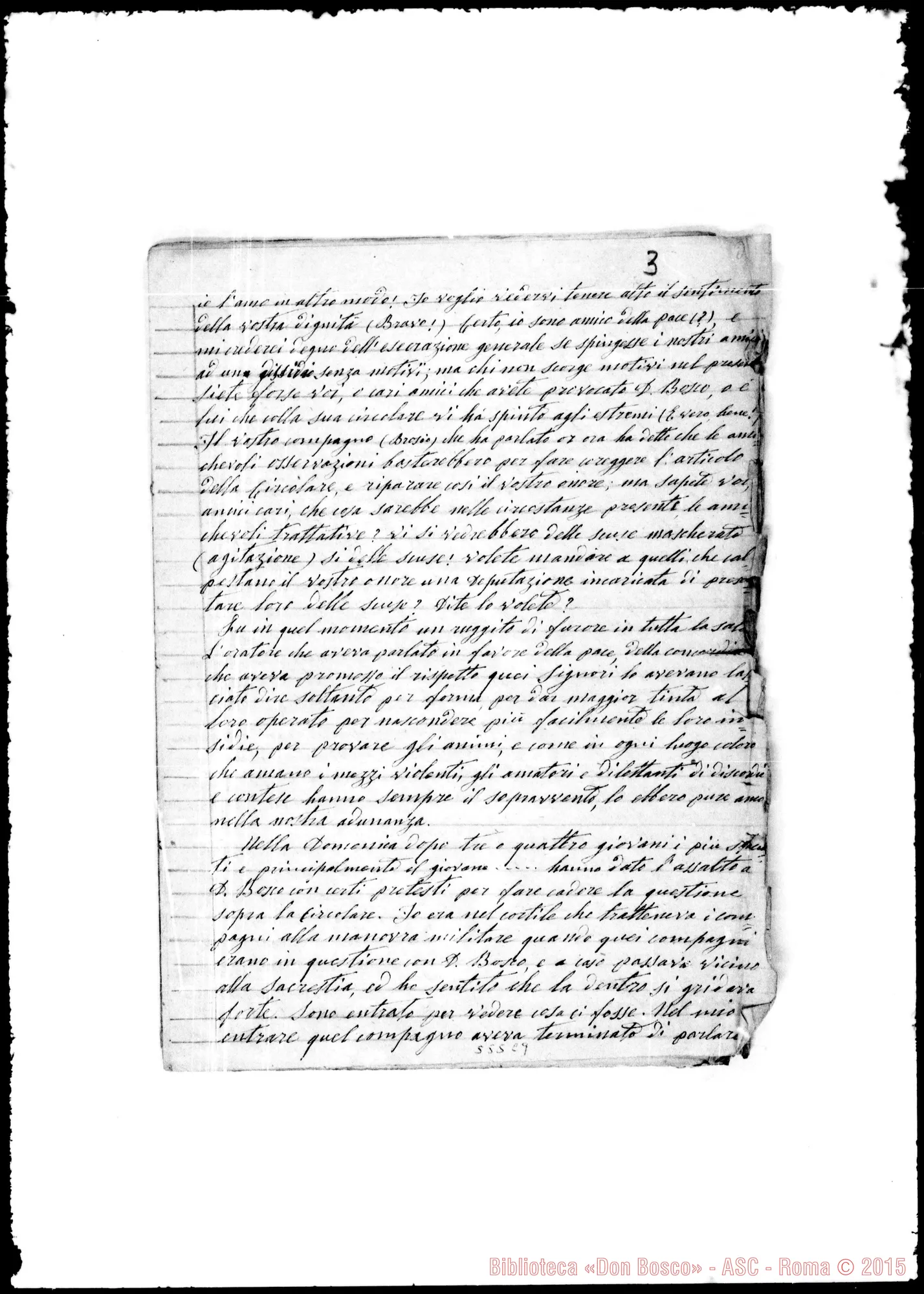 Fotogramma C 9 — Brosio Giuseppe, «Il Bersagliere». Memoria di G. Brosio…