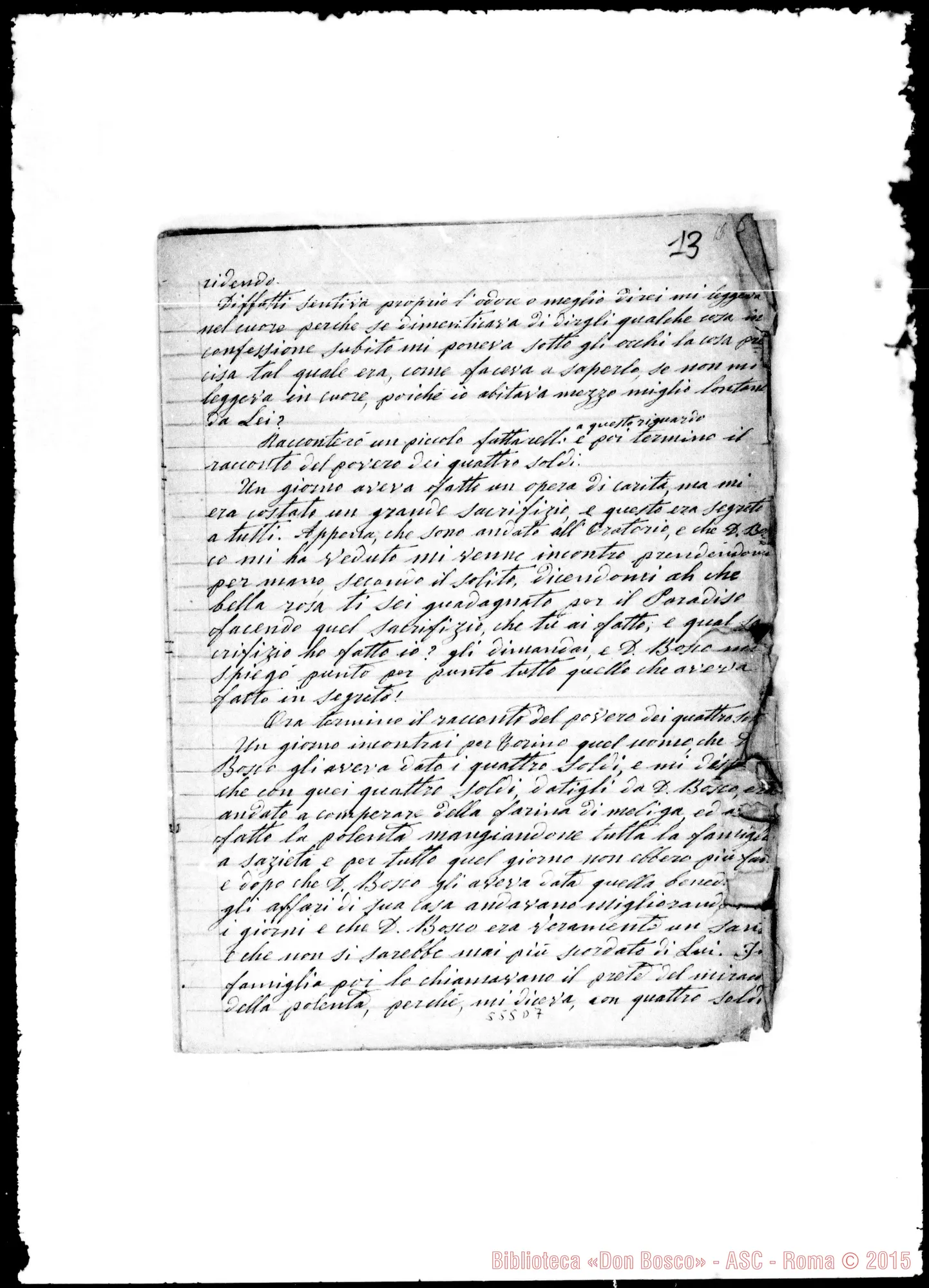 Fotogramma D 7 — Brosio Giuseppe, «Il Bersagliere». Memoria di G. Brosio…