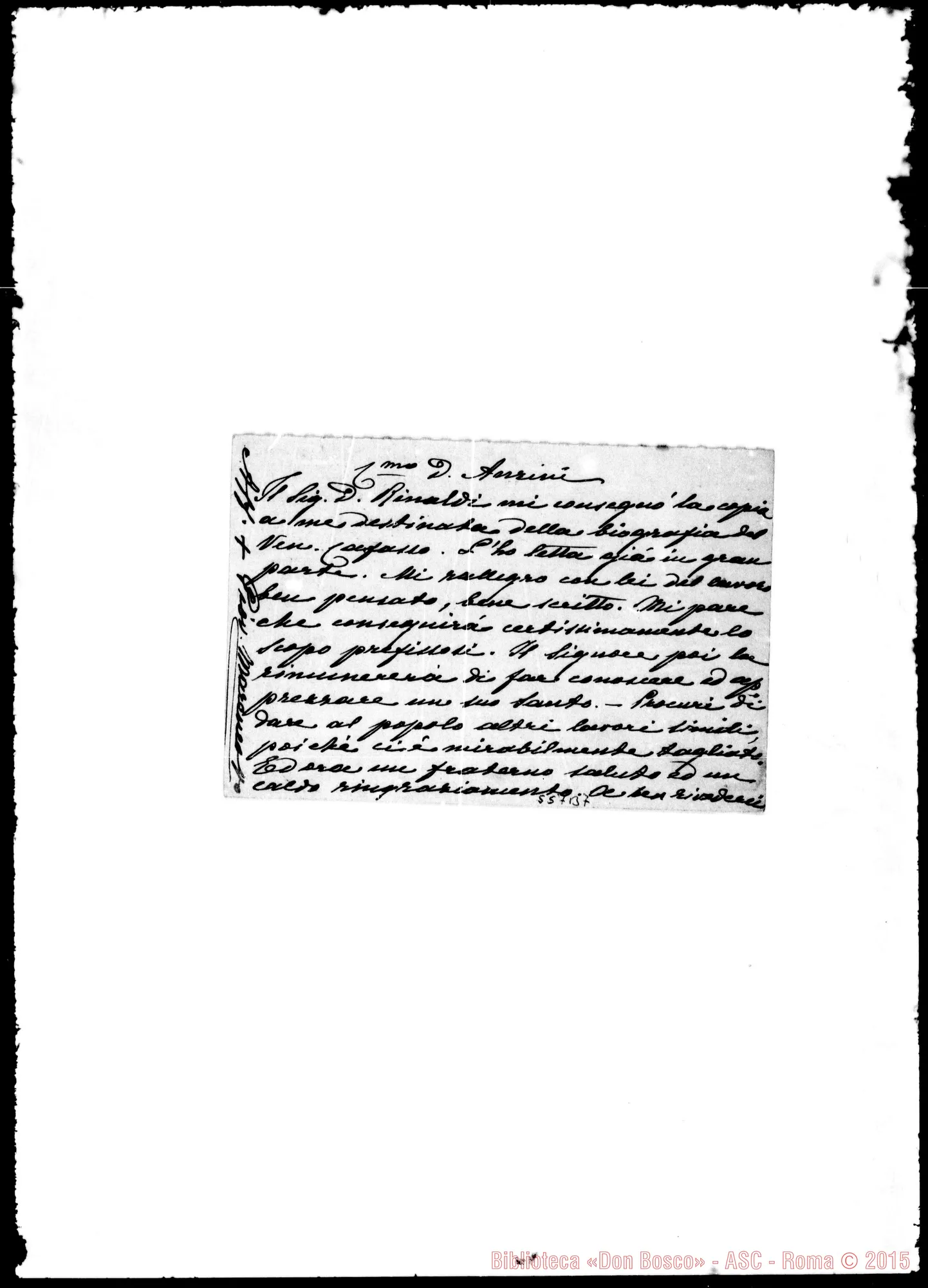 Fotogramma B 7 — Marenco-Anzini. Cartolina