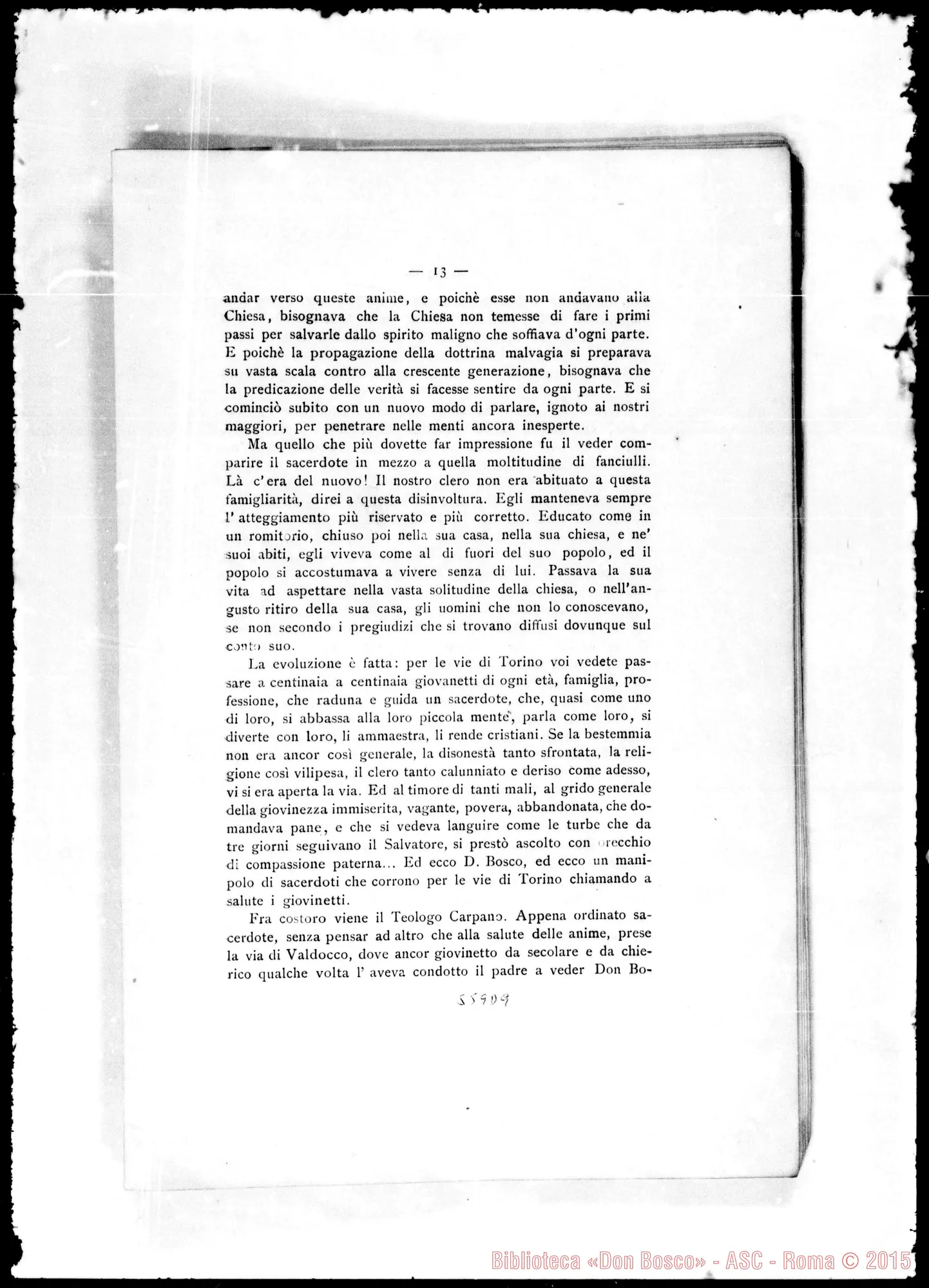 Fotogramma D 9 — Carpano Giacinto Gioachino, sac. Elogio funebre letto da D. Francesia