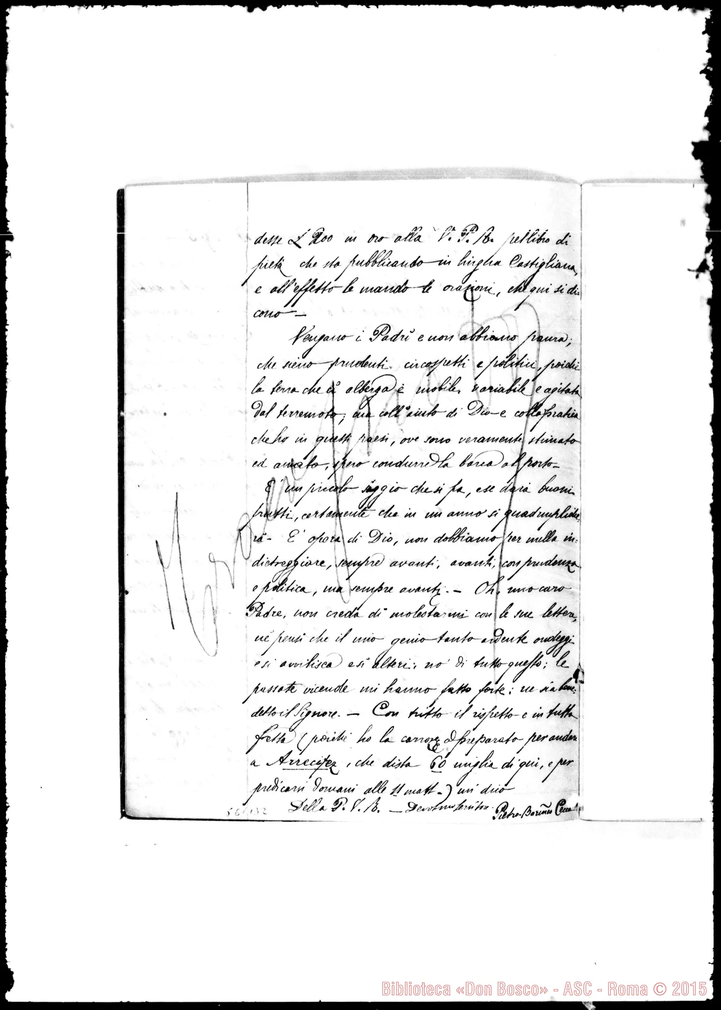 Fotogramma B 2 — Scritti riguardanti le fondazioni in Argentina