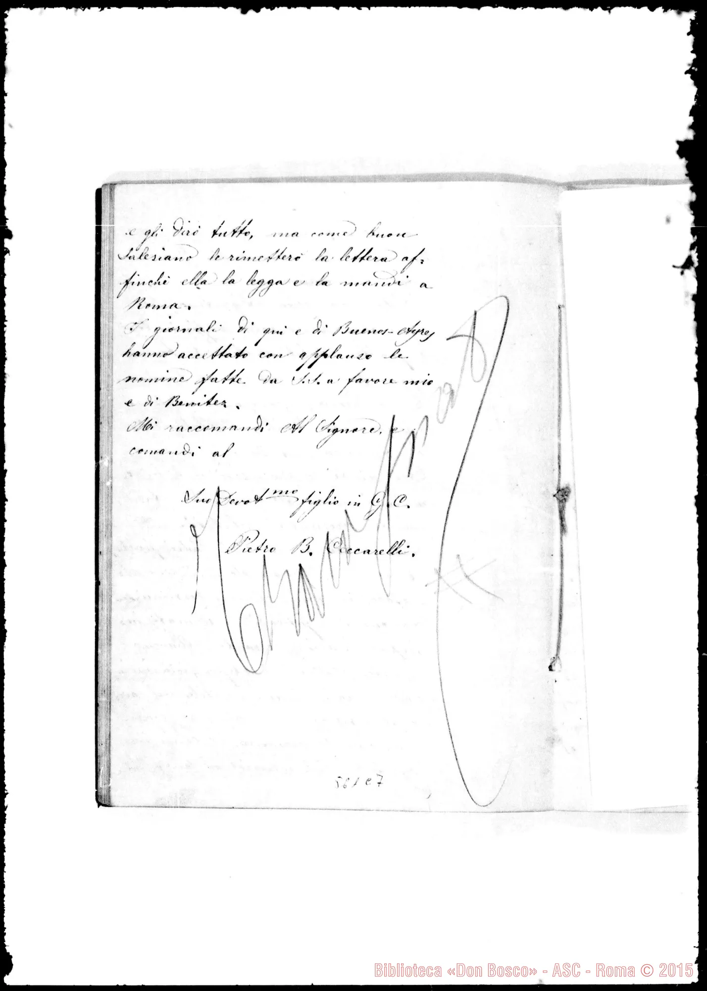 Fotogramma C 7 — Scritti riguardanti le fondazioni in Argentina