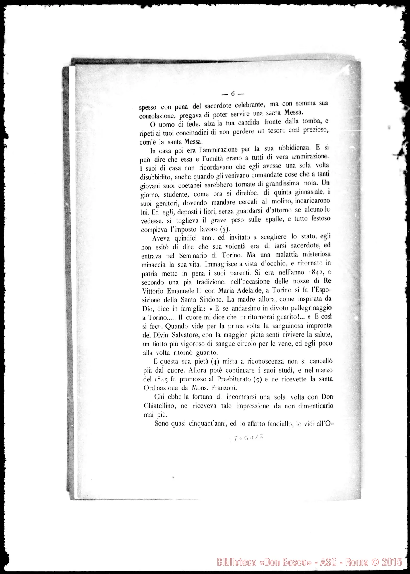 Fotogramma D 12 — Elogio Funebre. Don Francesia