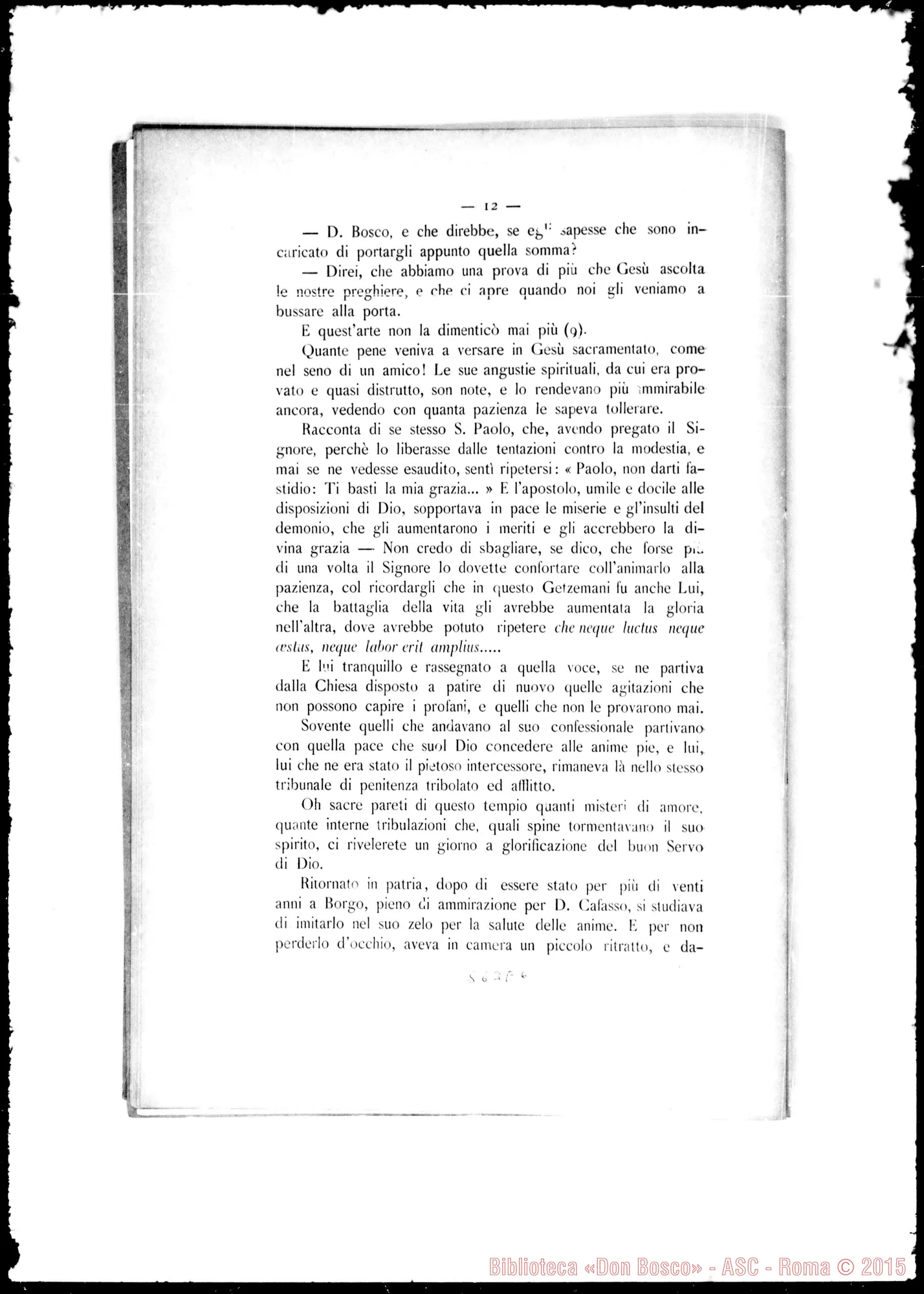Fotogramma E 6 — Elogio Funebre. Don Francesia