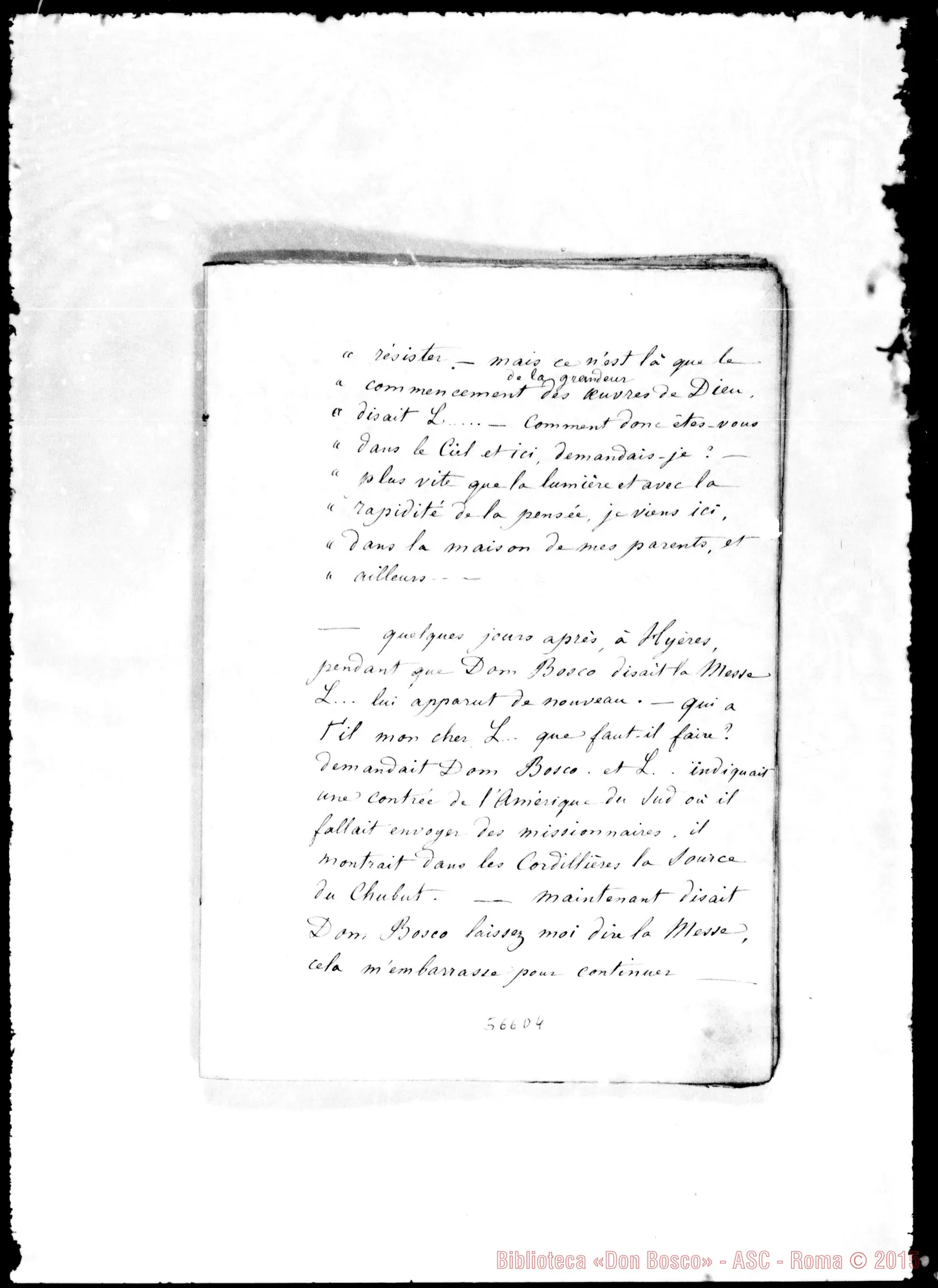 Fotogramma D 4 — Récits de Dom Bosco de 1881 à 1885