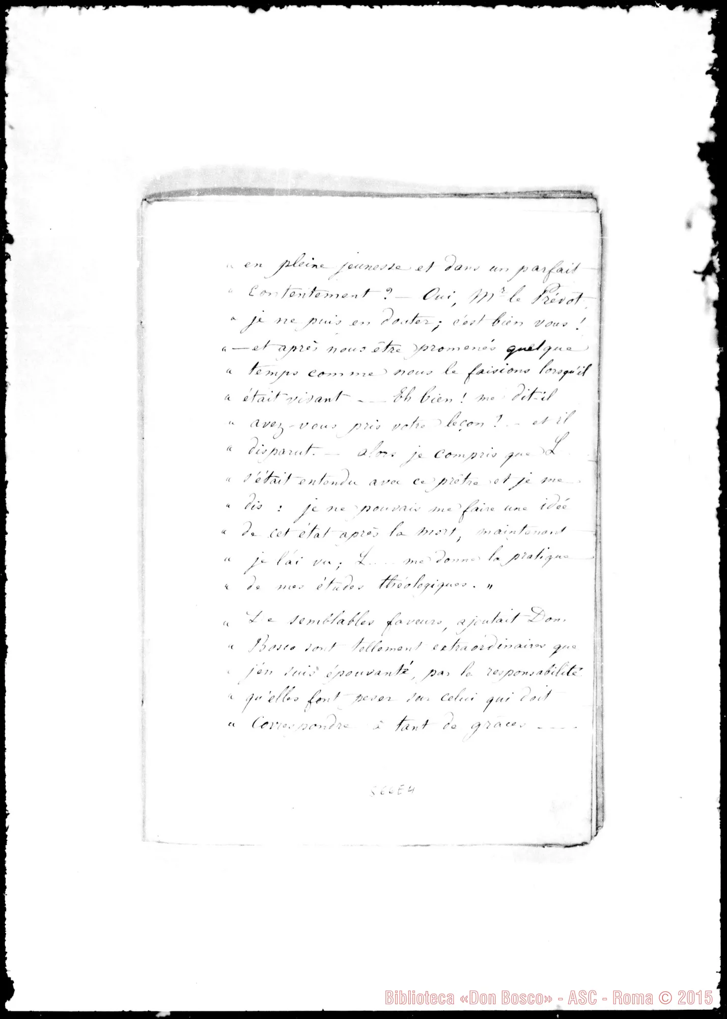 Fotogramma E 4 — Récits de Dom Bosco de 1881 à 1885