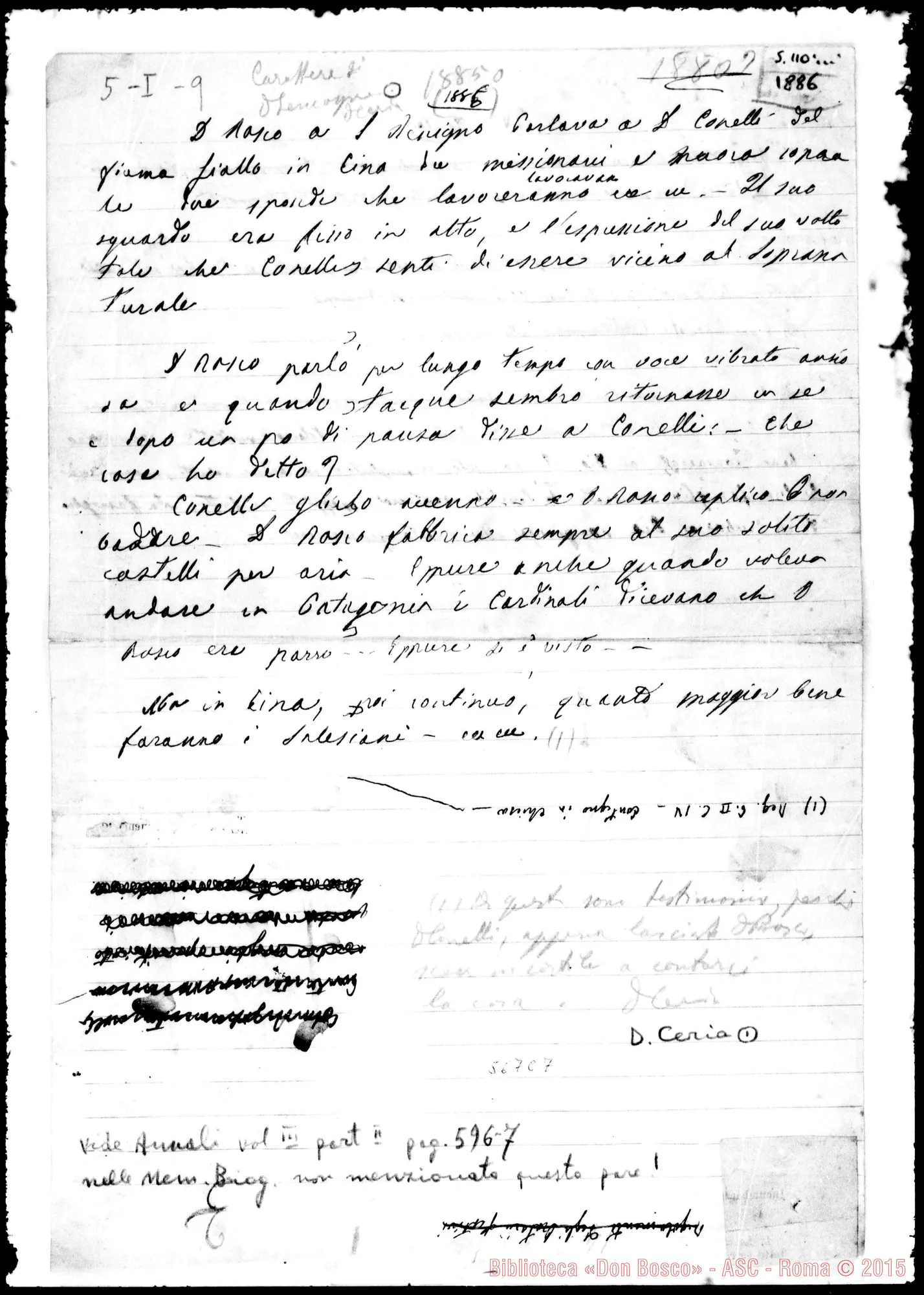 Fotogramma C 7 — Conelli Arturo, sac. SDB: Predizione di D. Bosco sulla Cina