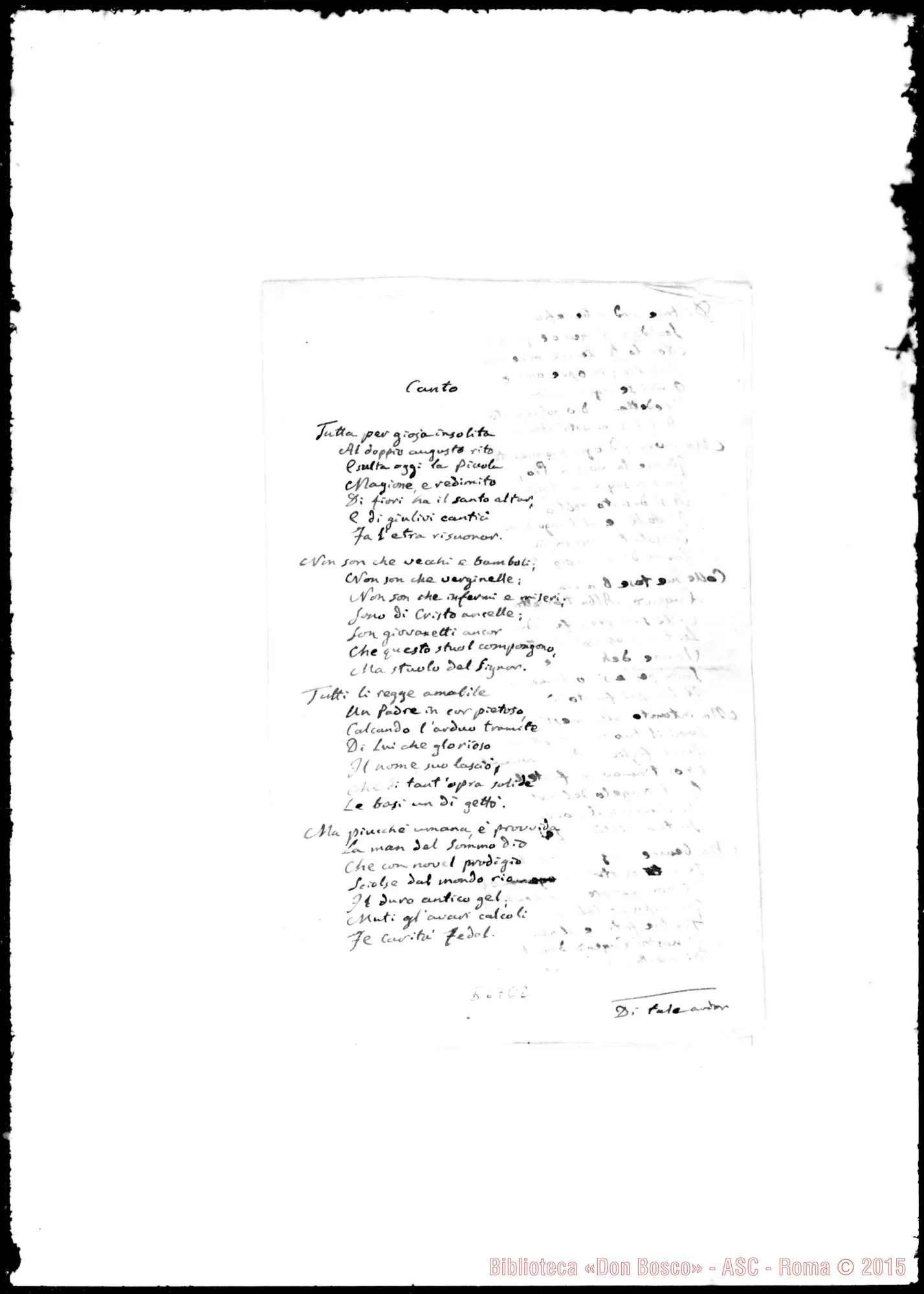 Fotogramma E 2 — Costamagna Gaetano, sac. Poesie