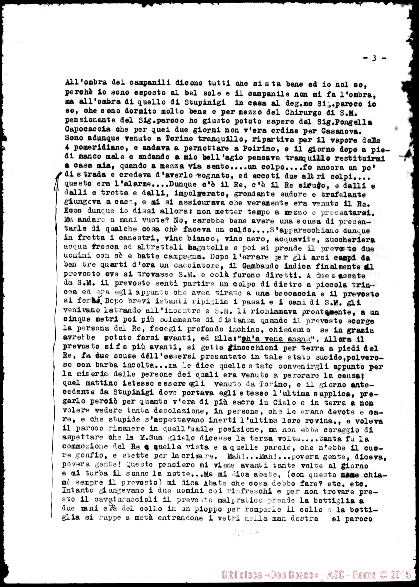 Fotogramma B 7 — Un episodio del parroco Dalfi A Casanova