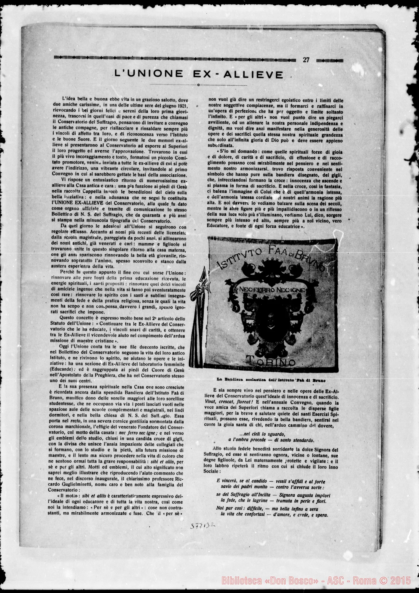 Fotogramma B 2 — Faà di Bruno, sac. «L’uomo E l’opera nel primo centenario della sua nascita»