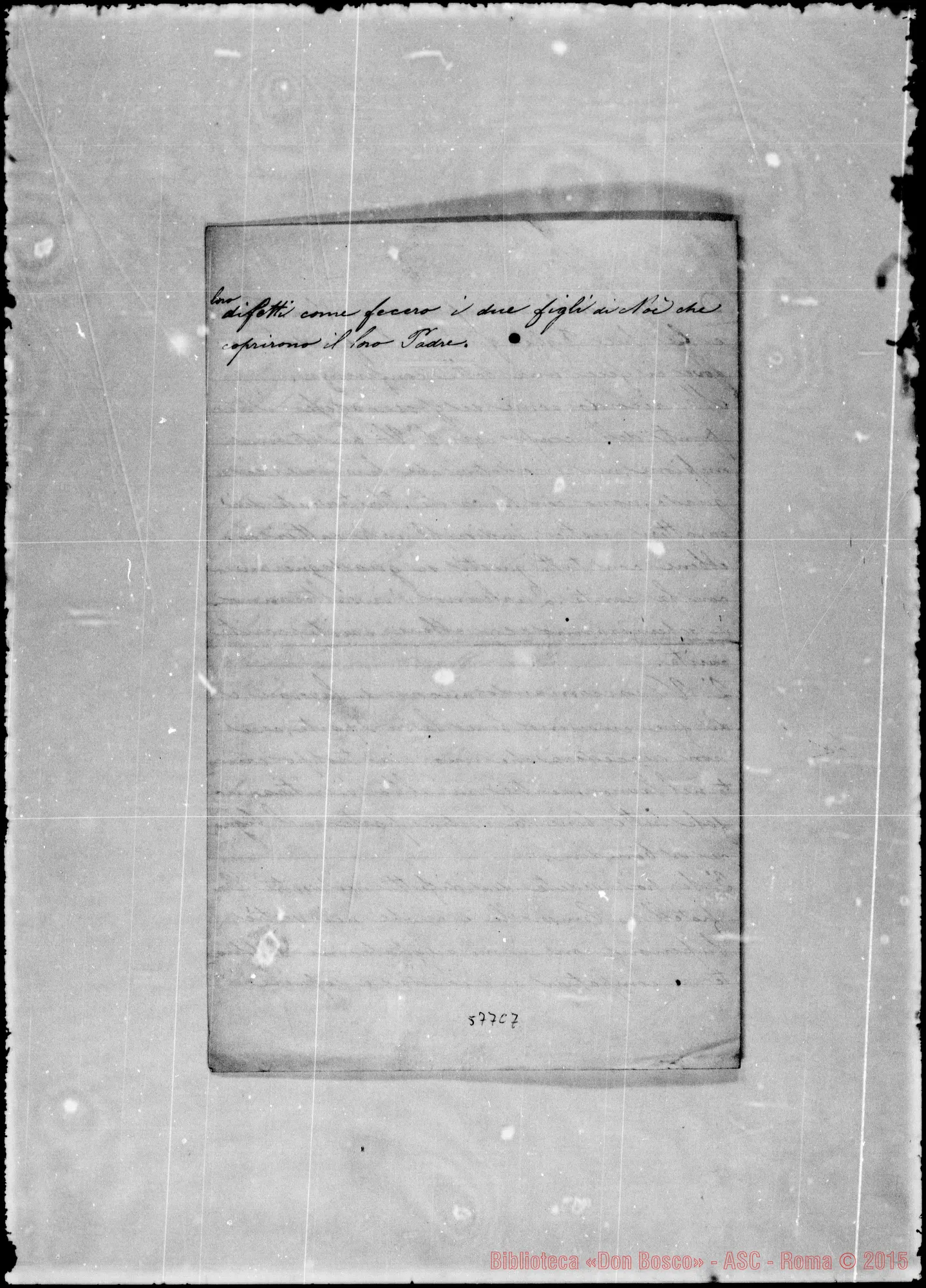 Fotogramma C 7 — Farina Ernesta, suora F.M.A. Relazione