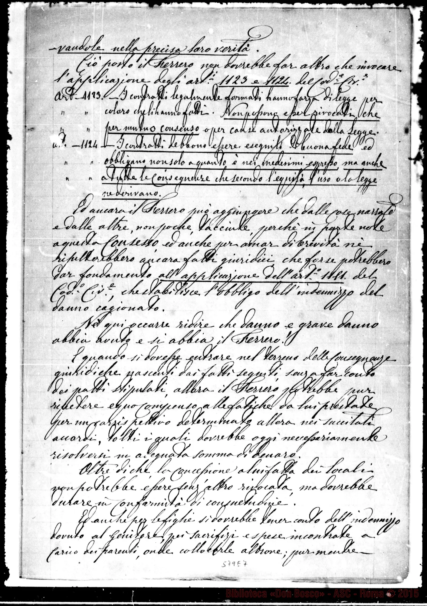 Fotogramma E 7 — Ferrerò: Al Venerando Consesso del Capitolo Sup. della Società Salesiana…