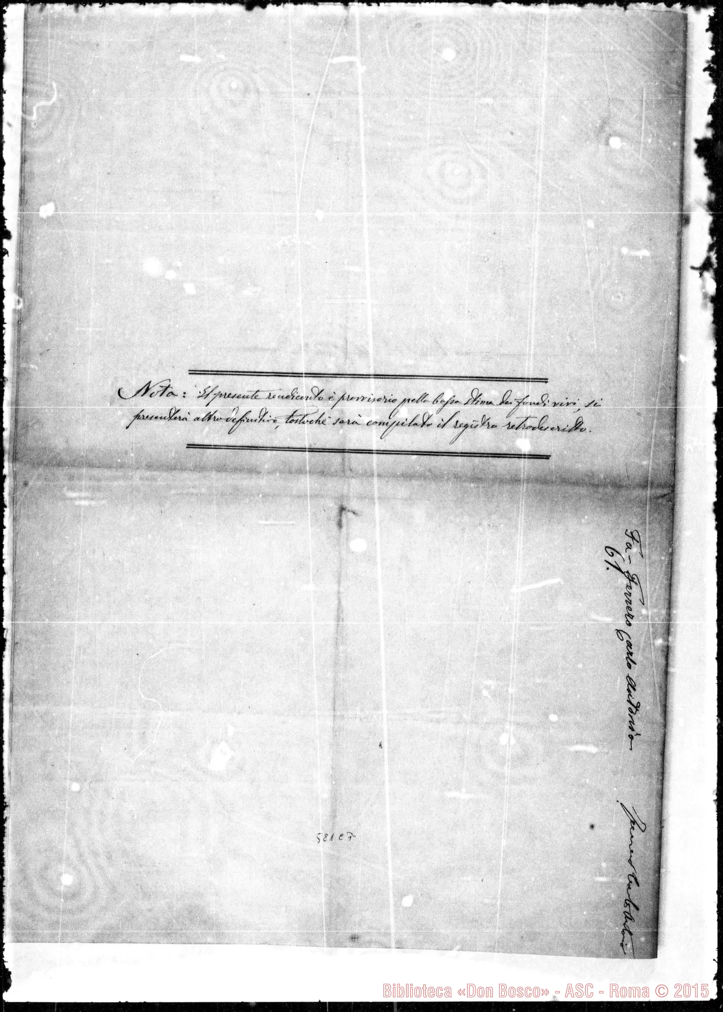 Fotogramma C 7 — Rendiconto in marzo 1880