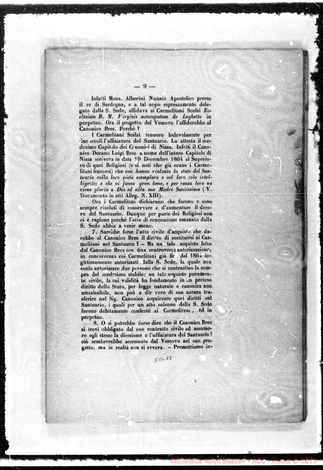Fotogramma A 2 — S.C.VV. E RR.: «Questa grave controversia…»