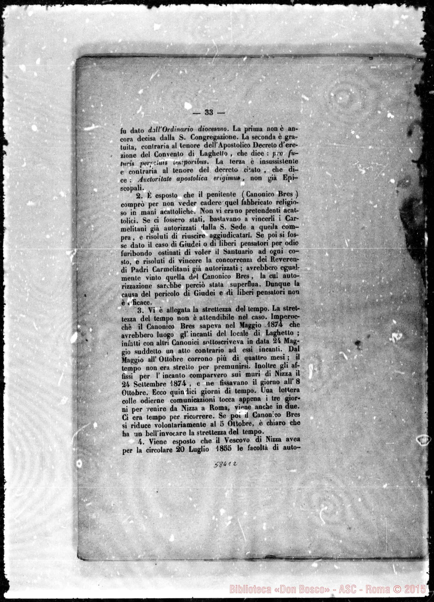 Fotogramma C 2 — S.C.VV. E RR.: «Questa grave controversia…»