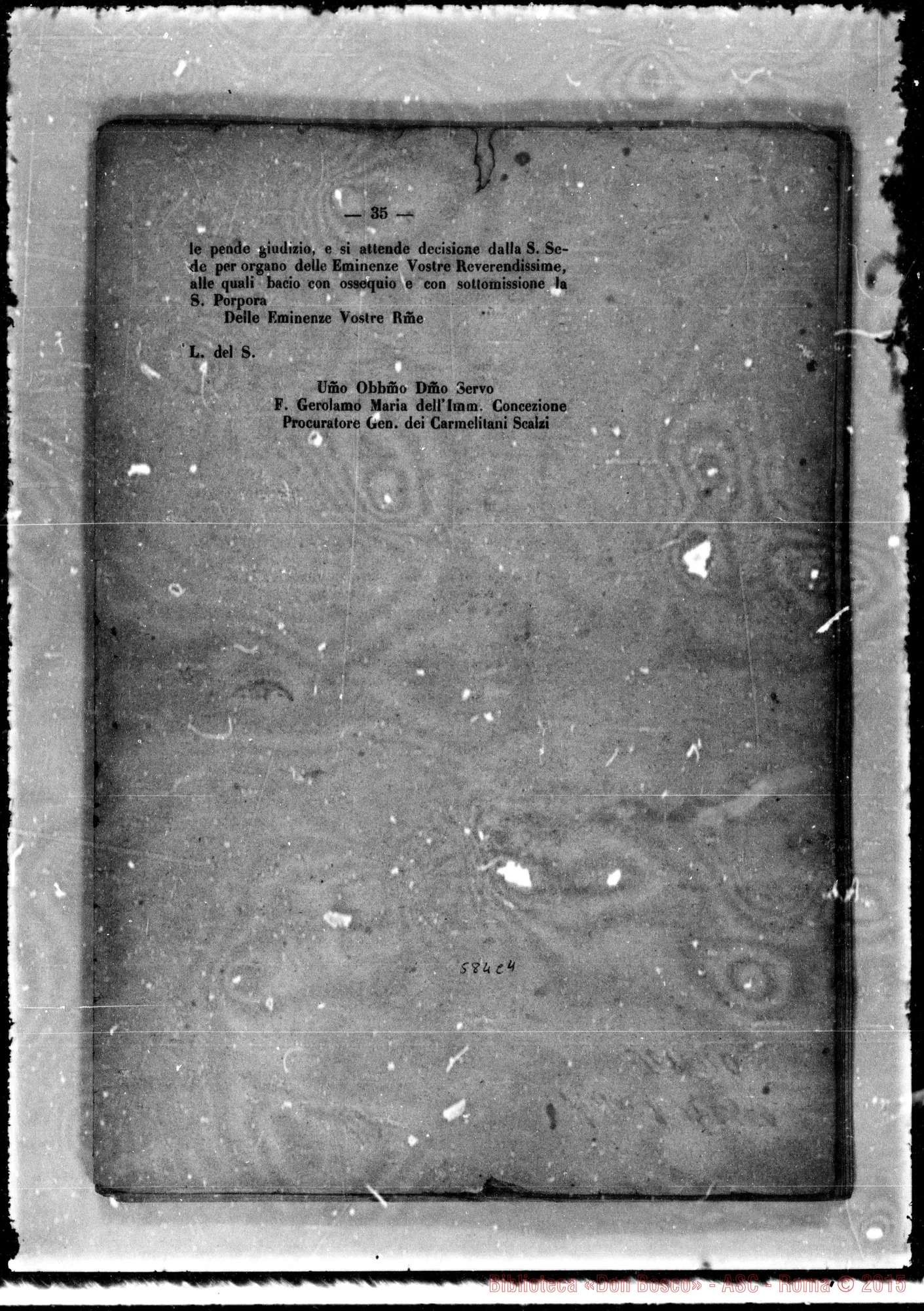 Fotogramma C 4 — S.C.VV. E RR.: «Questa grave controversia…»