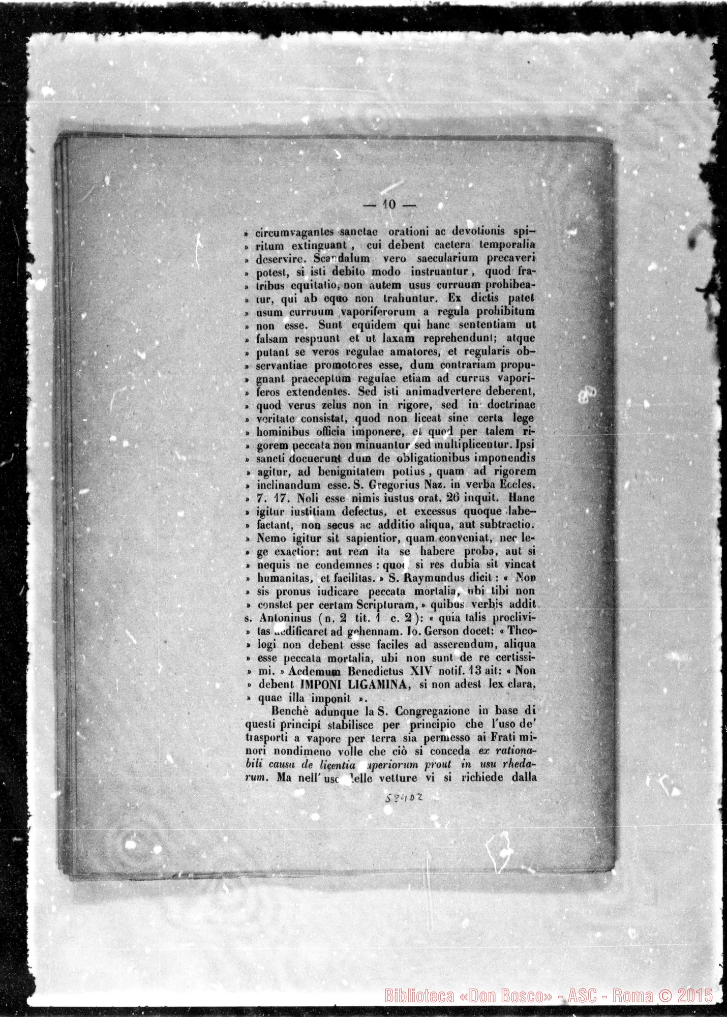 Fotogramma D 2 — S.C.VV. E RR.: «Nella Generale Congregazione…»