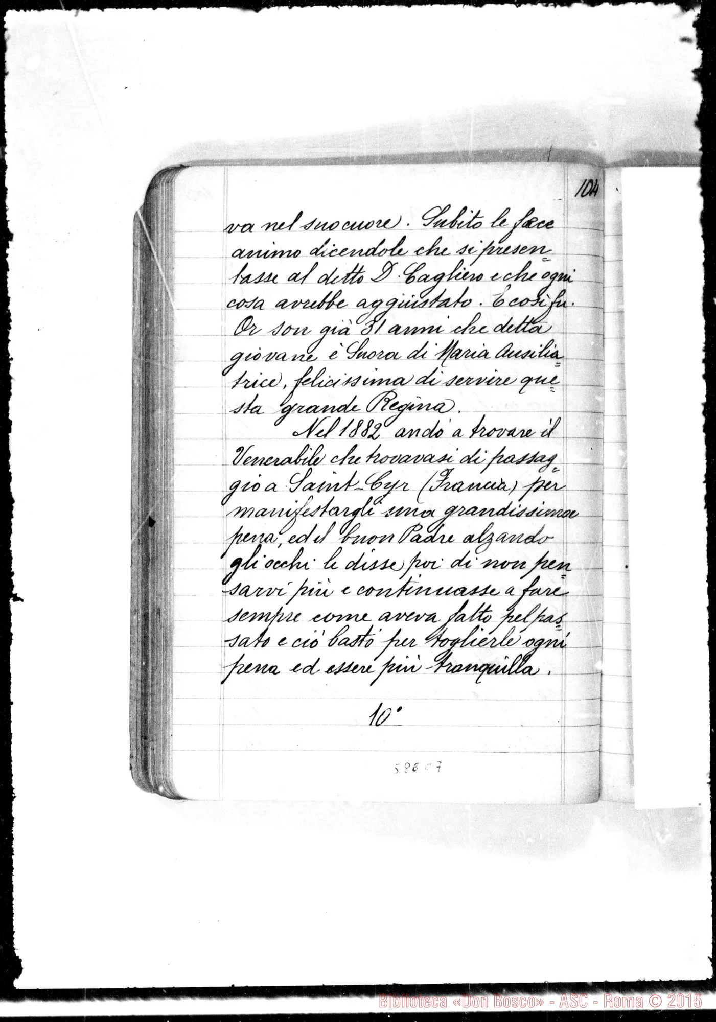 Fotogramma C 7 — Figlie di Maria Ausiliatrice: Testimonianze su Don Bosco. Quaderno nero