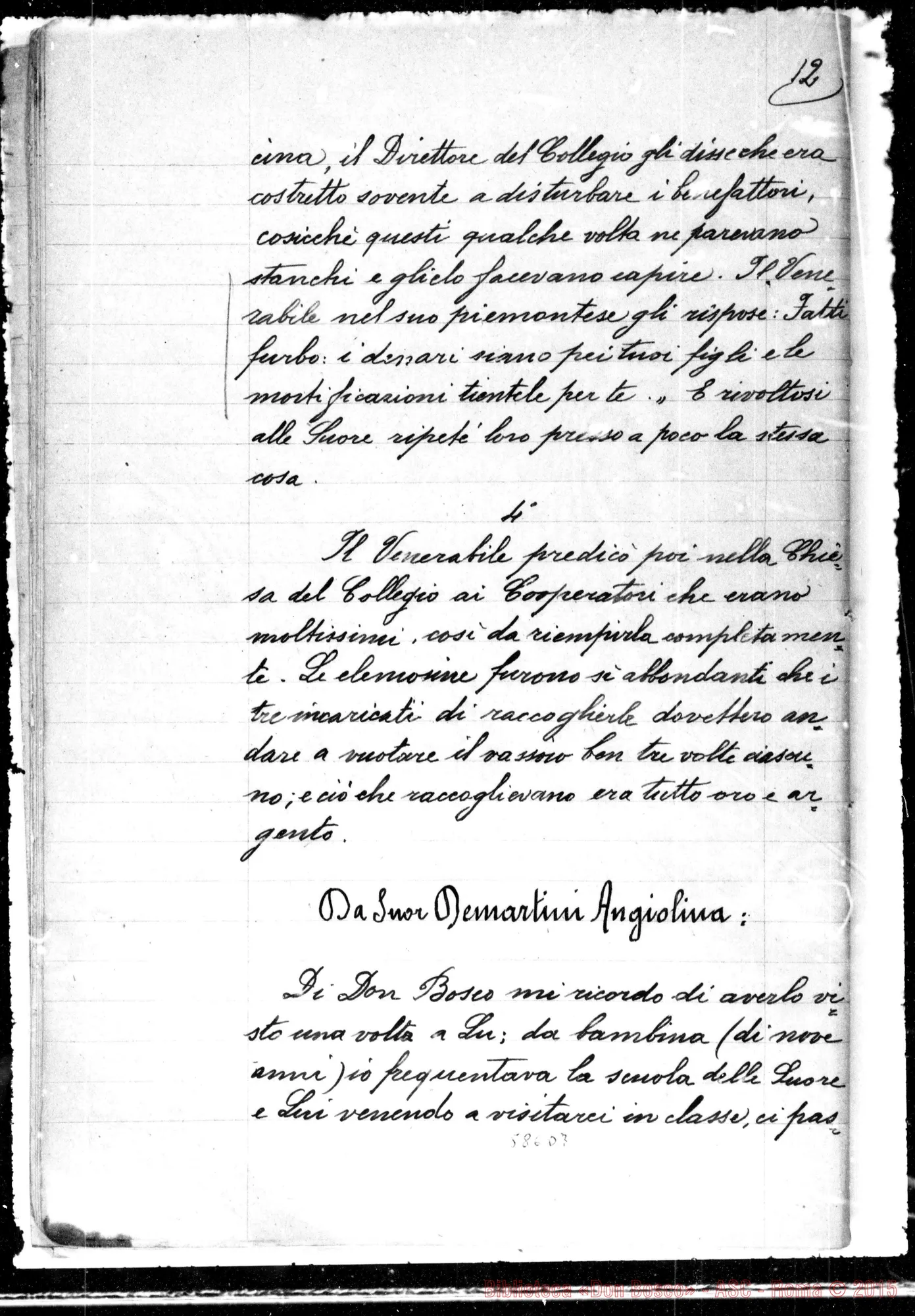Fotogramma D 7 — Quaderno di fogli protocollo