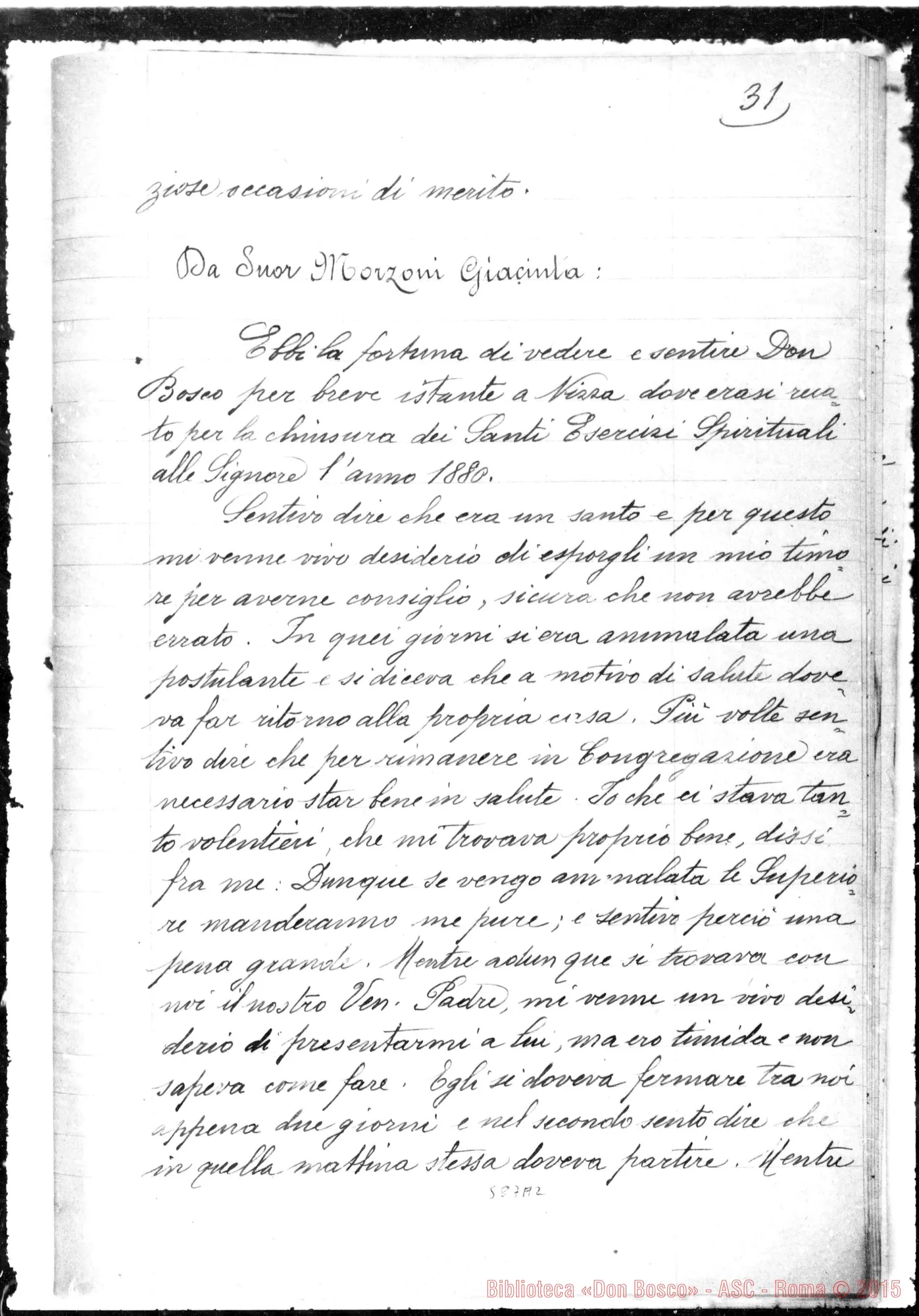 Fotogramma A 2 — Quaderno di fogli protocollo