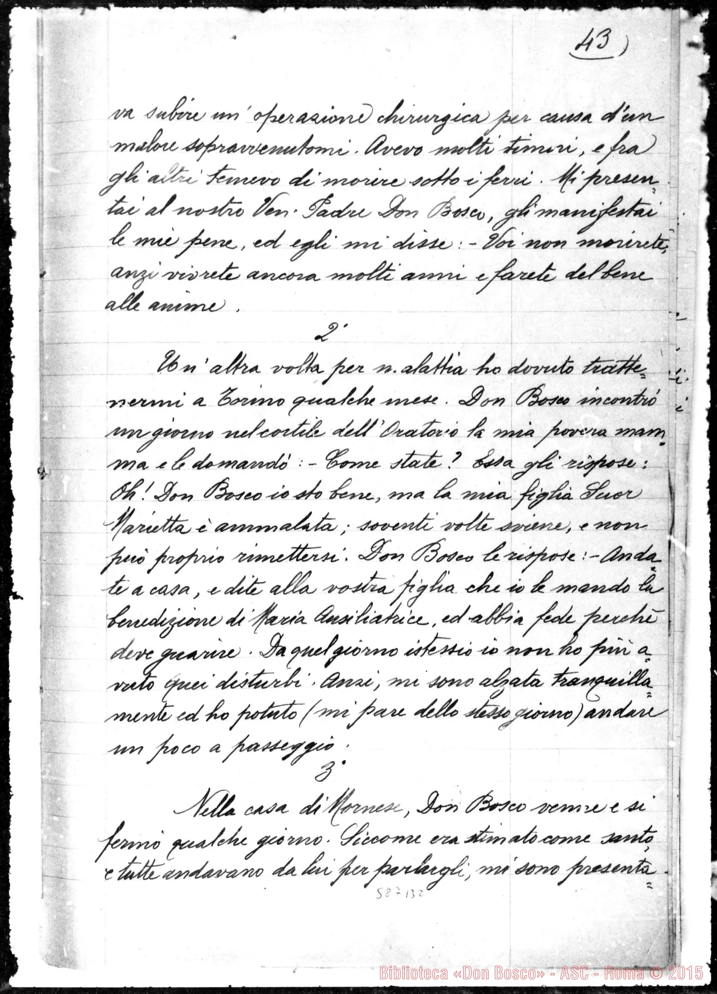 Fotogramma B 2 — Quaderno di fogli protocollo