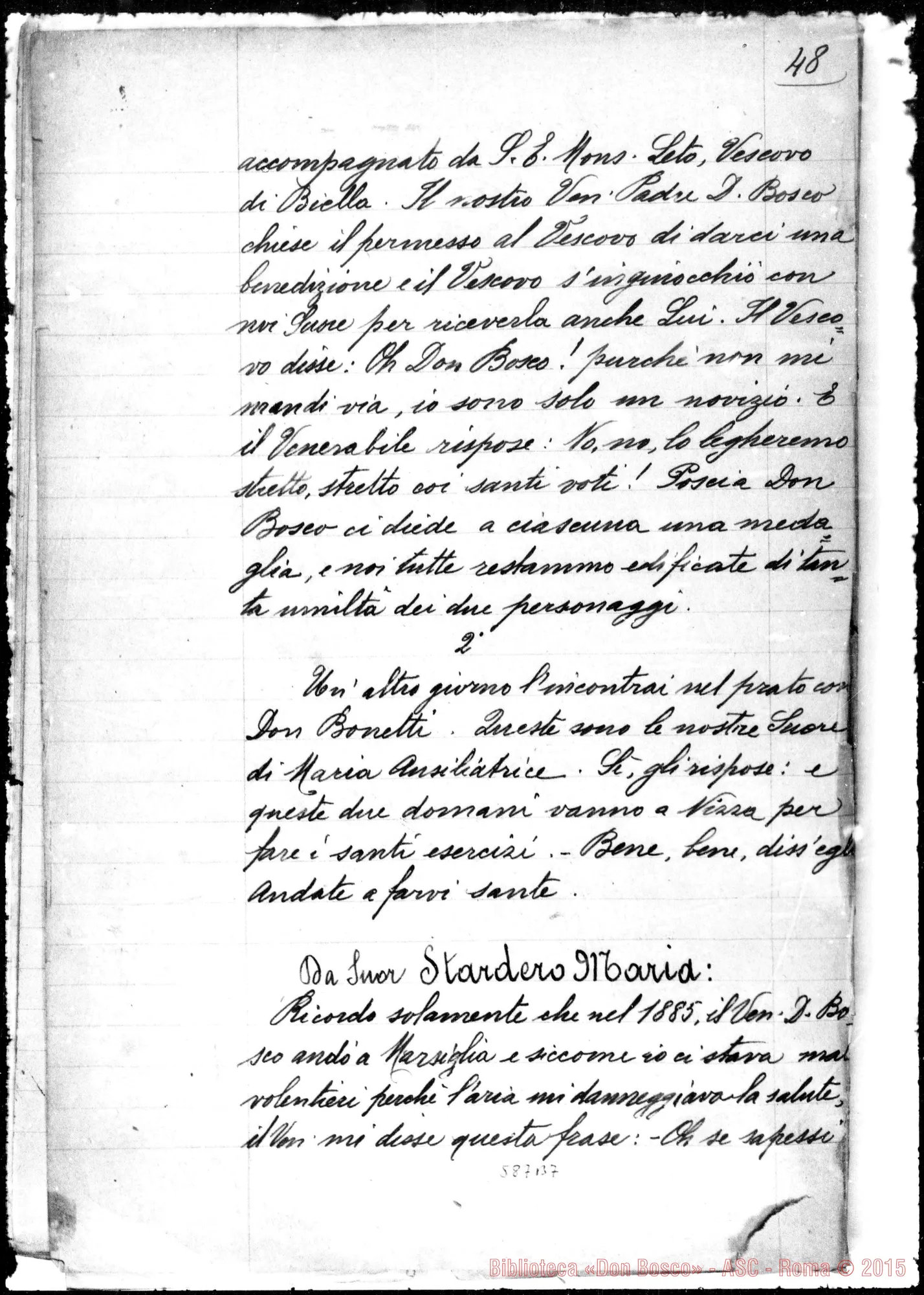 Fotogramma B 7 — Quaderno di fogli protocollo