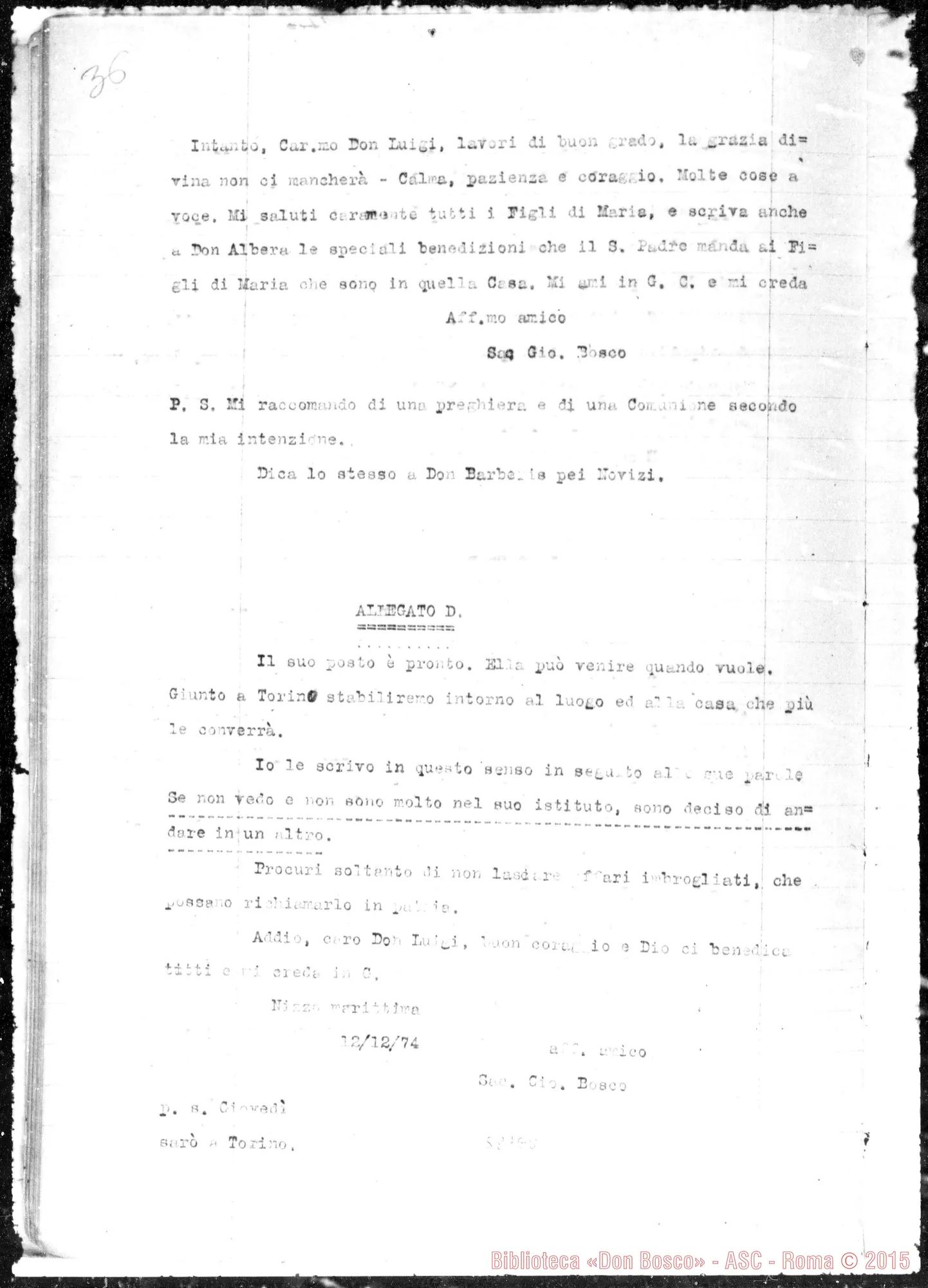 Fotogramma E 8 — Per la vita del Venerabile D. Bosco: Testimonianze