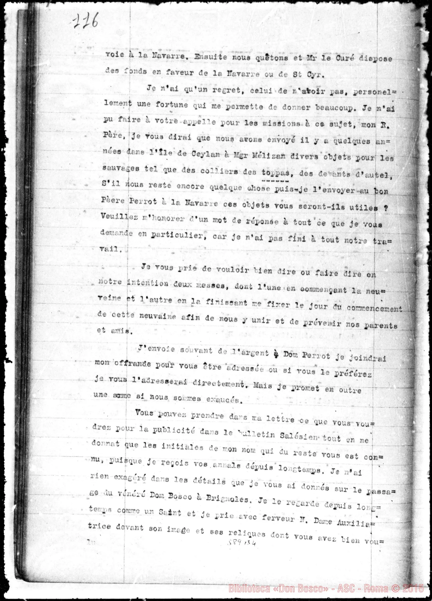 Fotogramma B 4 — Per la vita del Venerabile D. Bosco: Testimonianze