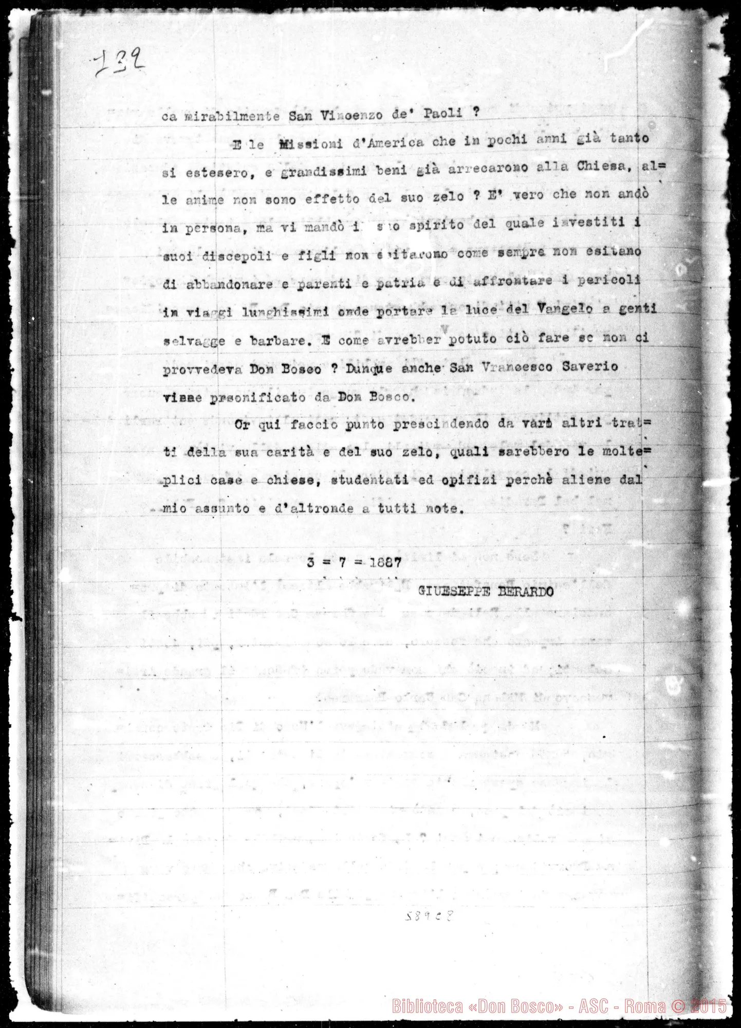 Fotogramma C 8 — Per la vita del Venerabile D. Bosco: Testimonianze