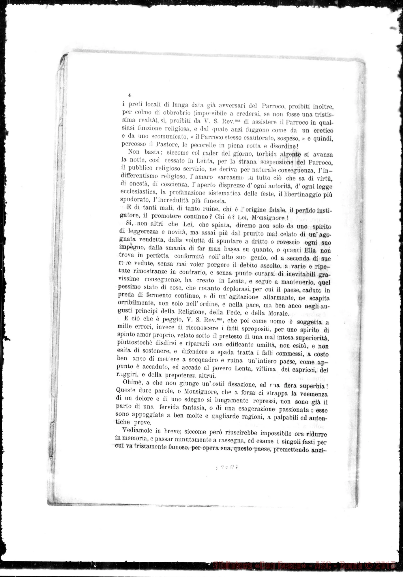 Fotogramma A 7 — Fissore Celestino Matteo, vesc.: Reclami della Fabbriceria Parrocchiale…